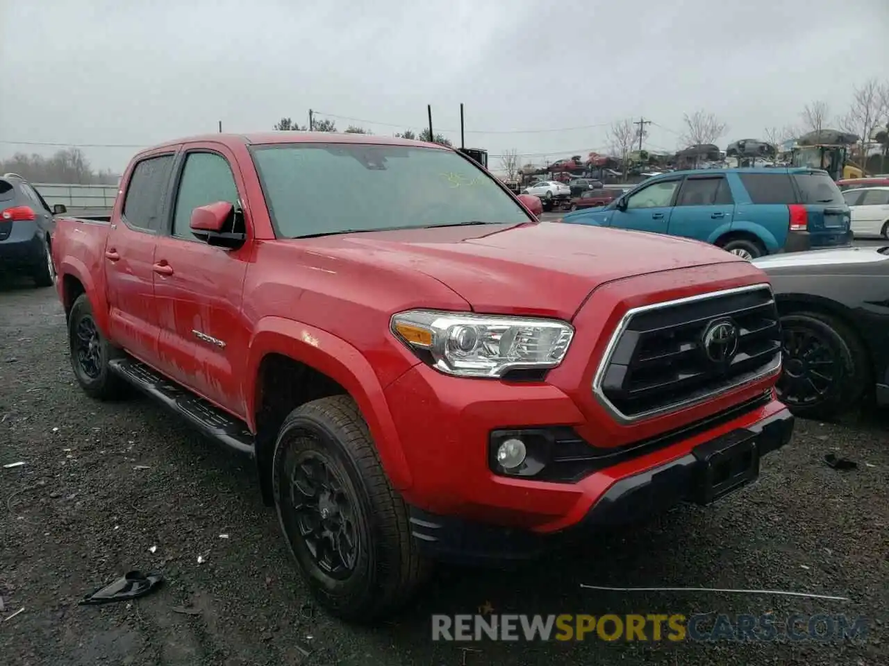 1 Photograph of a damaged car 3TMCZ5AN8LM369023 TOYOTA TACOMA 2020