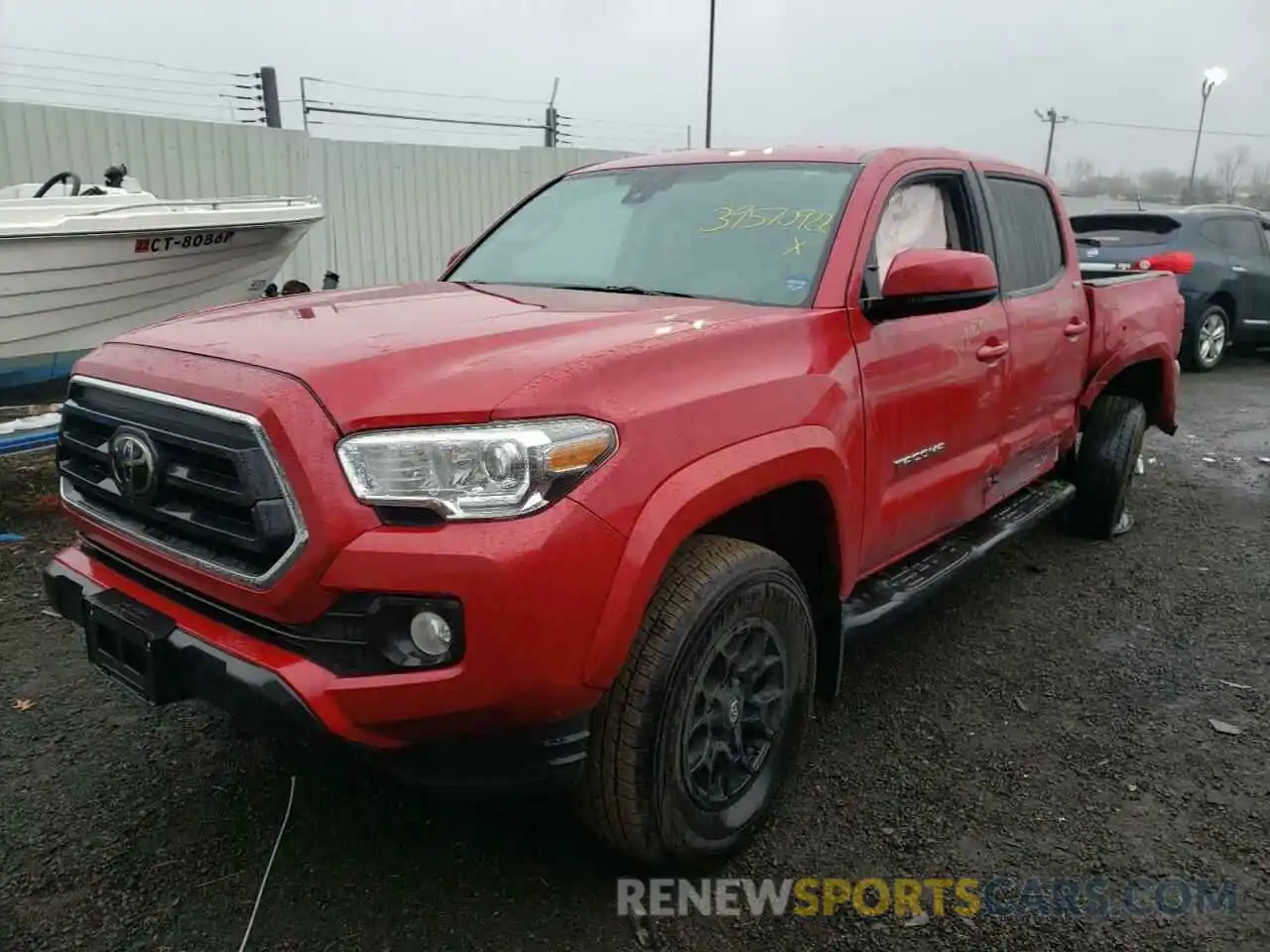 2 Photograph of a damaged car 3TMCZ5AN8LM369023 TOYOTA TACOMA 2020