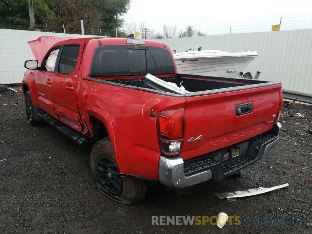 3 Photograph of a damaged car 3TMCZ5AN8LM369023 TOYOTA TACOMA 2020