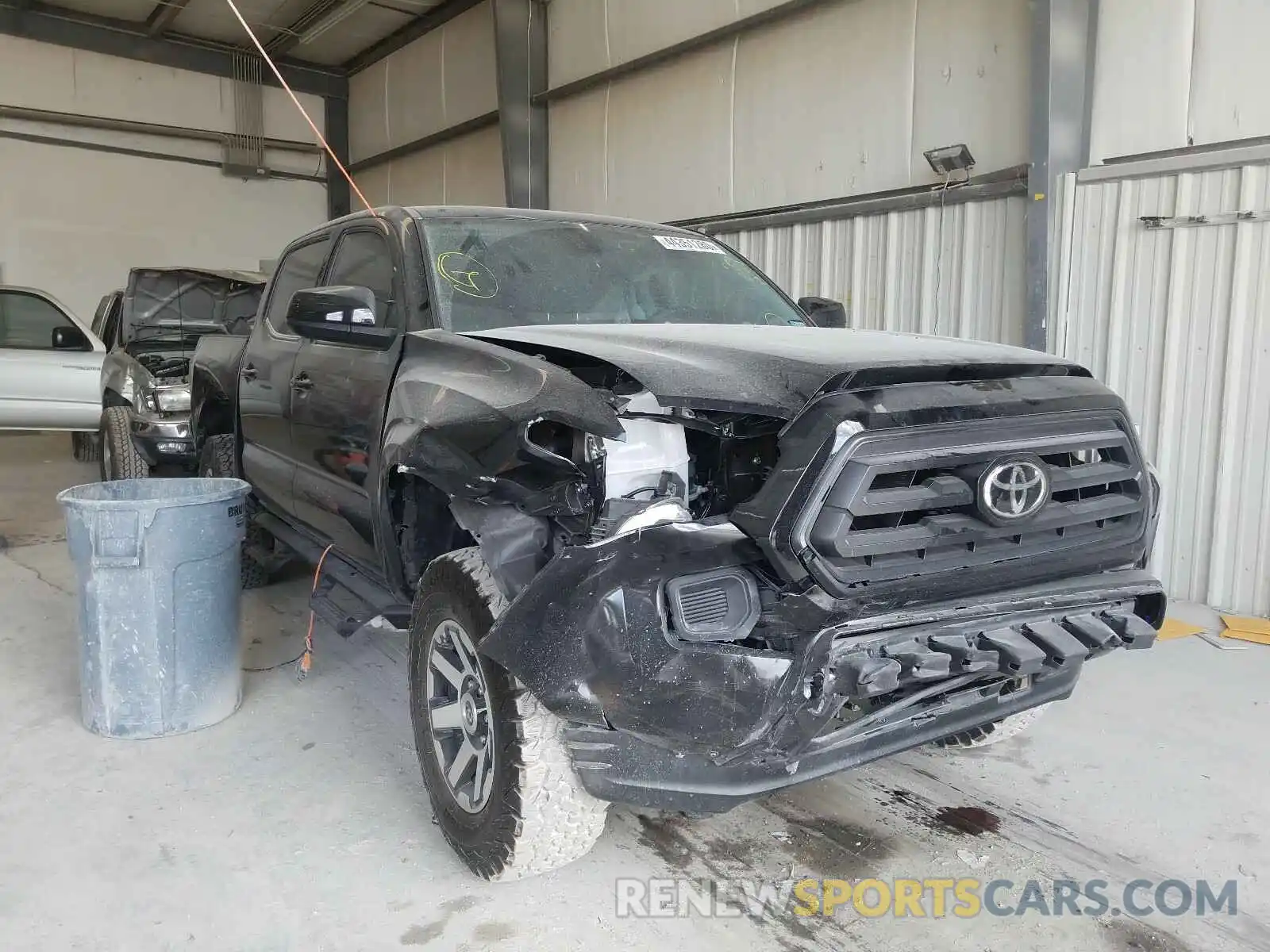 1 Photograph of a damaged car 3TMCZ5AN9LM289844 TOYOTA TACOMA 2020