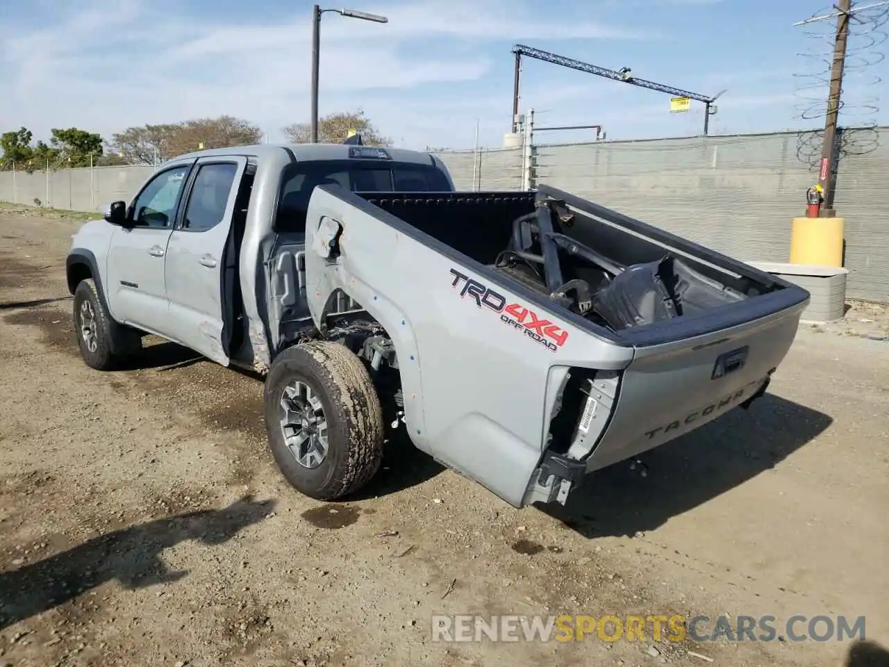 3 Photograph of a damaged car 3TMCZ5AN9LM290105 TOYOTA TACOMA 2020