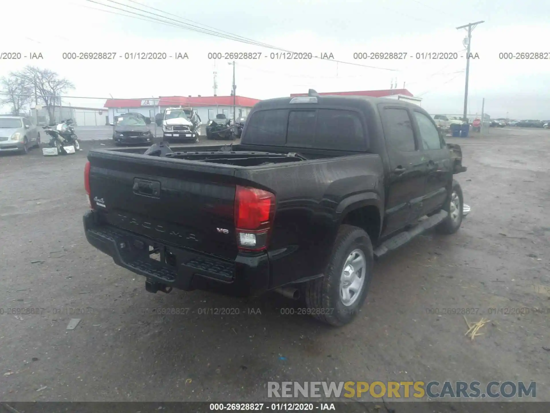 4 Фотография поврежденного автомобиля 3TMCZ5AN9LM290556 TOYOTA TACOMA 2020