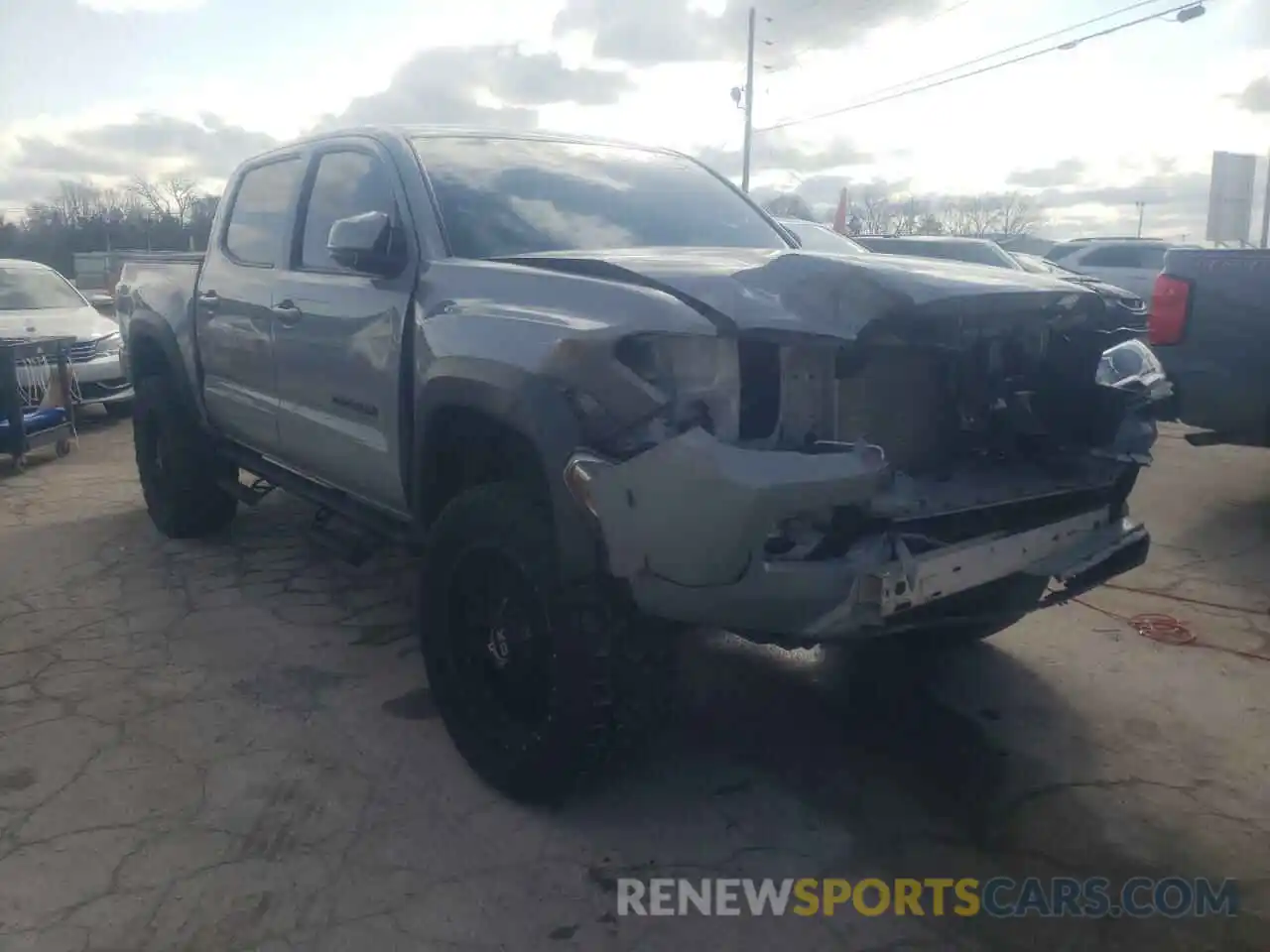 1 Photograph of a damaged car 3TMCZ5AN9LM291674 TOYOTA TACOMA 2020