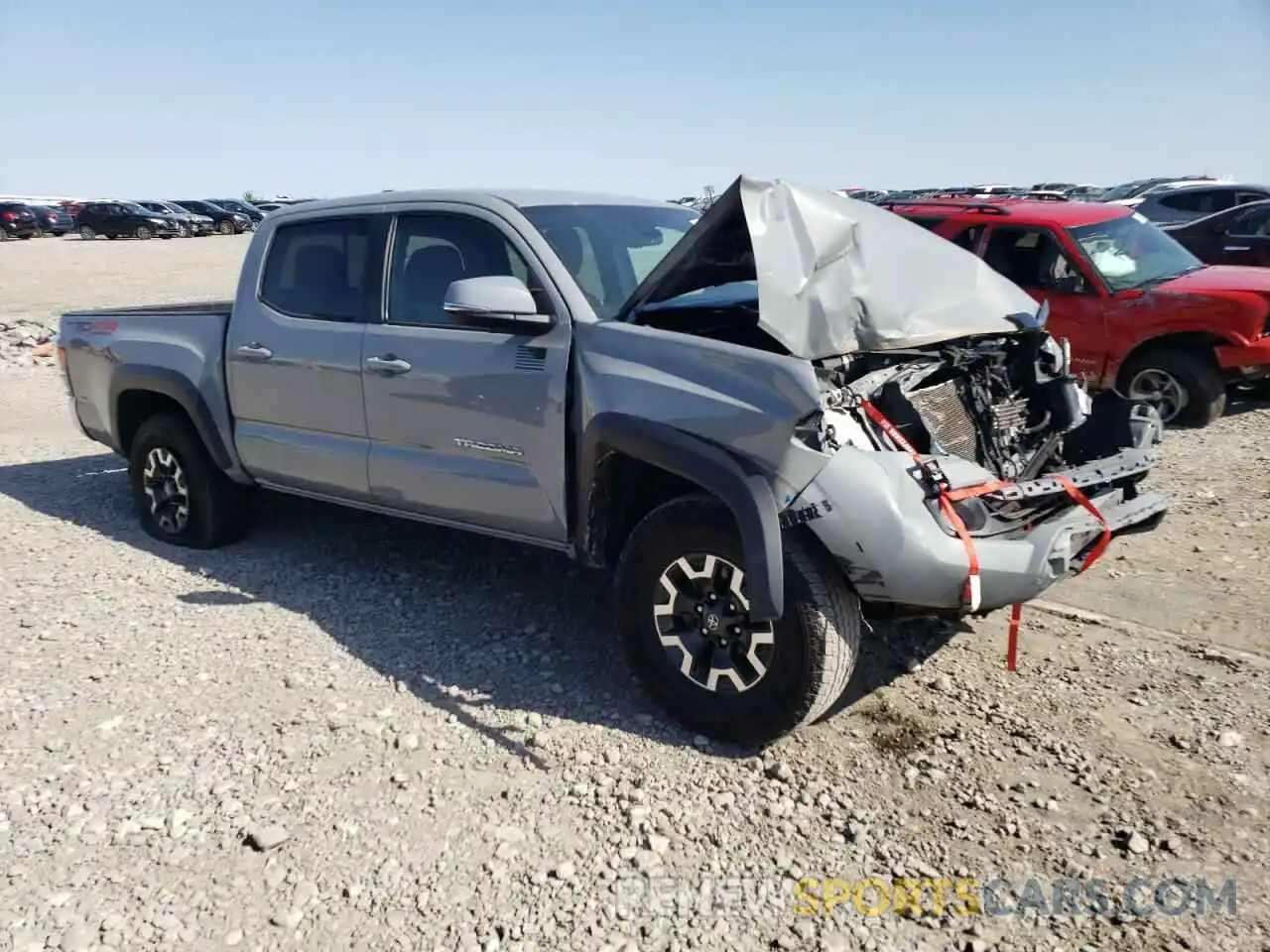 1 Photograph of a damaged car 3TMCZ5AN9LM293036 TOYOTA TACOMA 2020