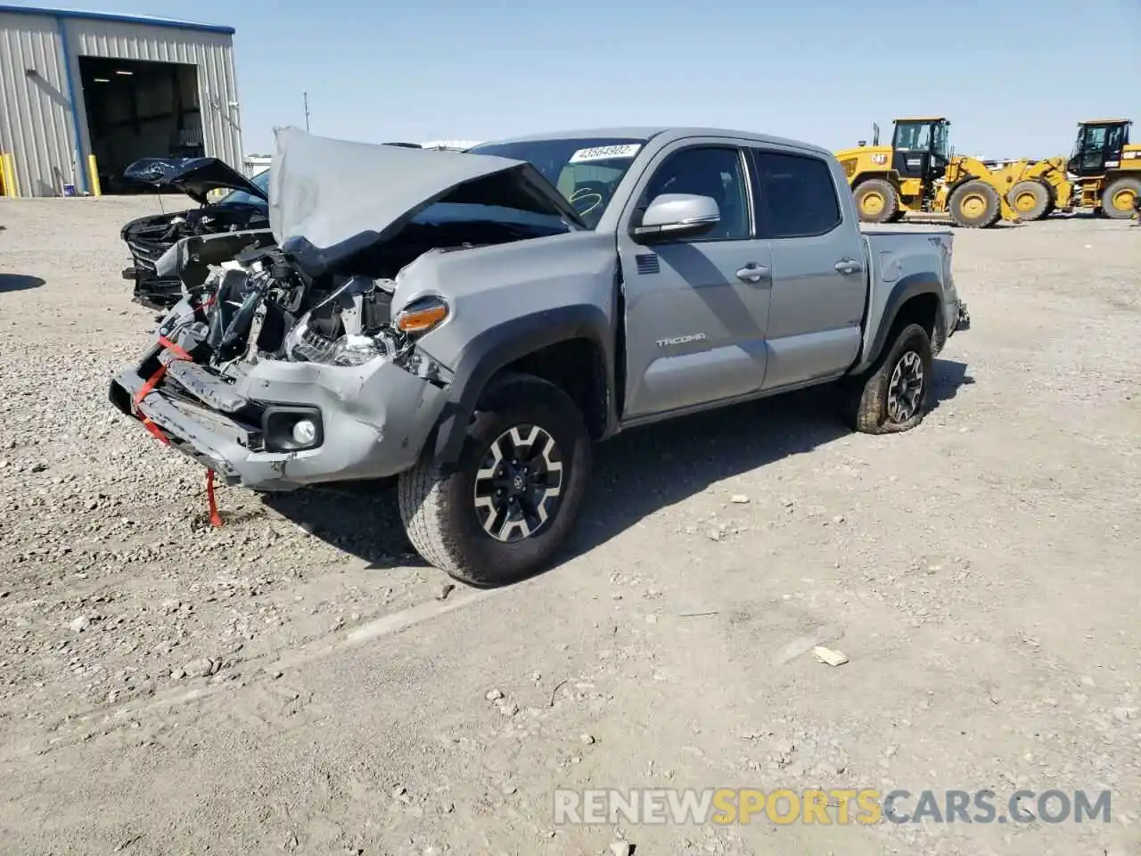 2 Photograph of a damaged car 3TMCZ5AN9LM293036 TOYOTA TACOMA 2020