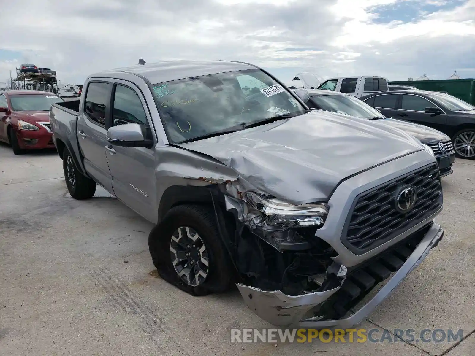 1 Photograph of a damaged car 3TMCZ5AN9LM294087 TOYOTA TACOMA 2020