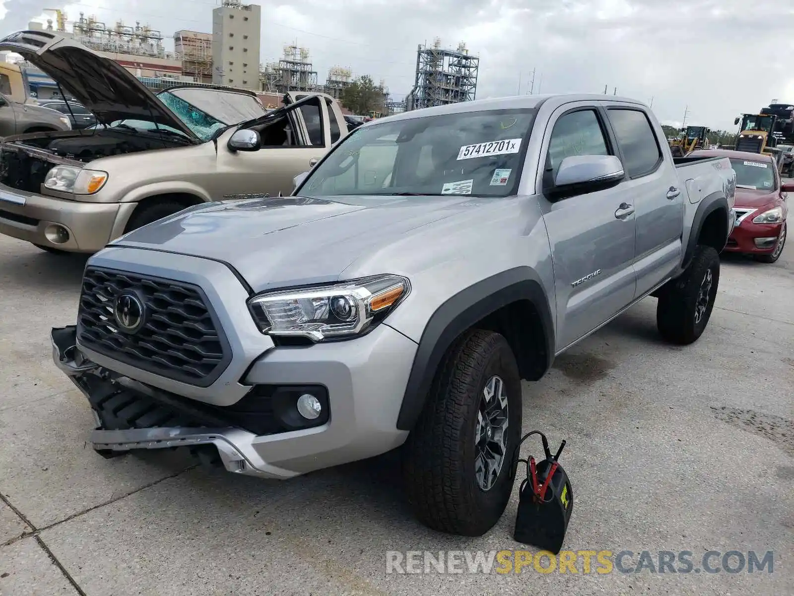 2 Photograph of a damaged car 3TMCZ5AN9LM294087 TOYOTA TACOMA 2020