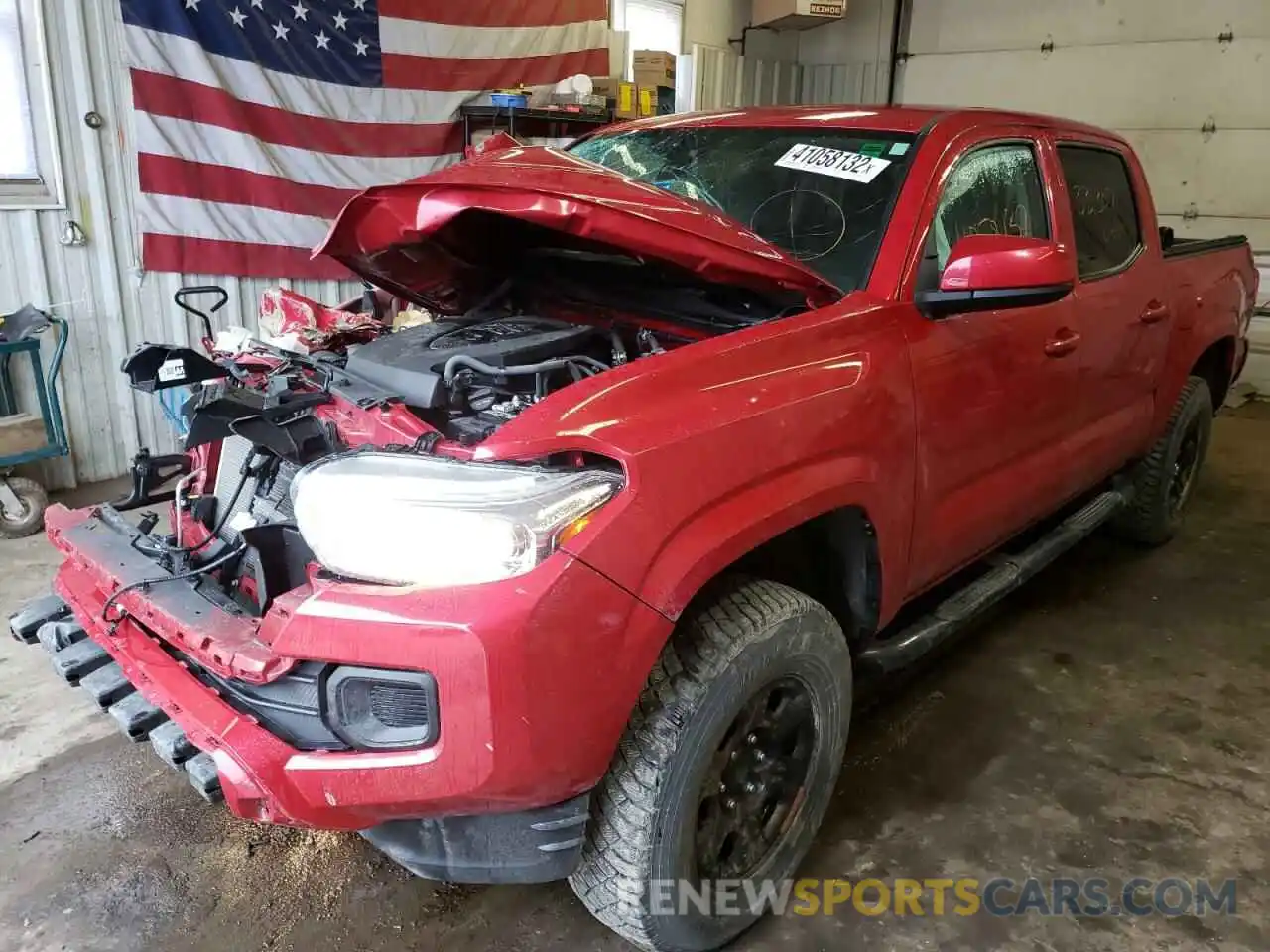 2 Photograph of a damaged car 3TMCZ5AN9LM296602 TOYOTA TACOMA 2020