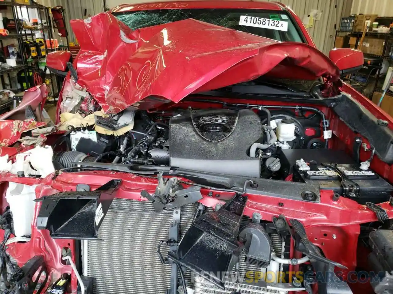 7 Photograph of a damaged car 3TMCZ5AN9LM296602 TOYOTA TACOMA 2020