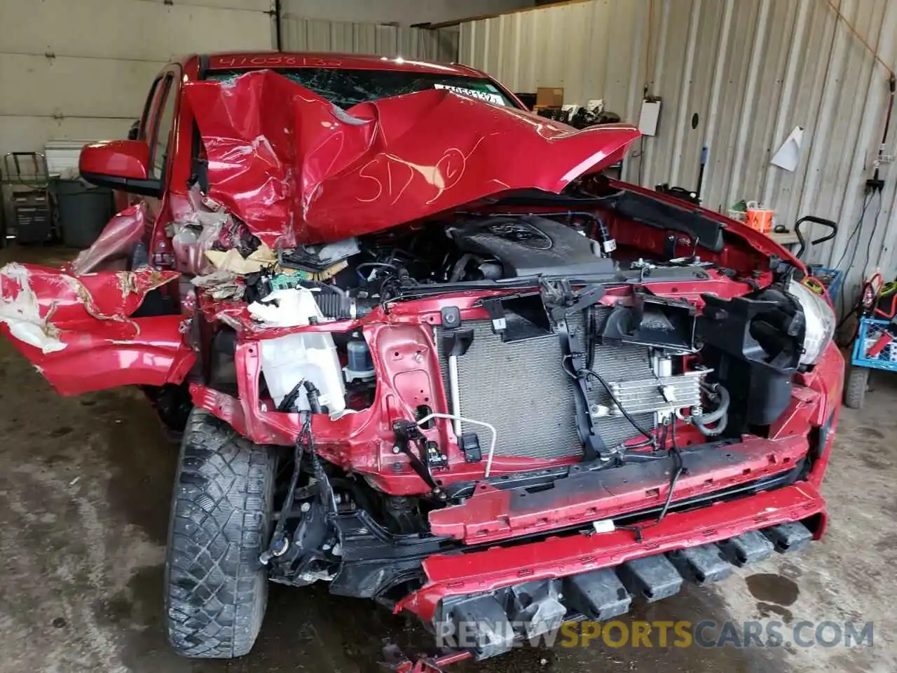 9 Photograph of a damaged car 3TMCZ5AN9LM296602 TOYOTA TACOMA 2020