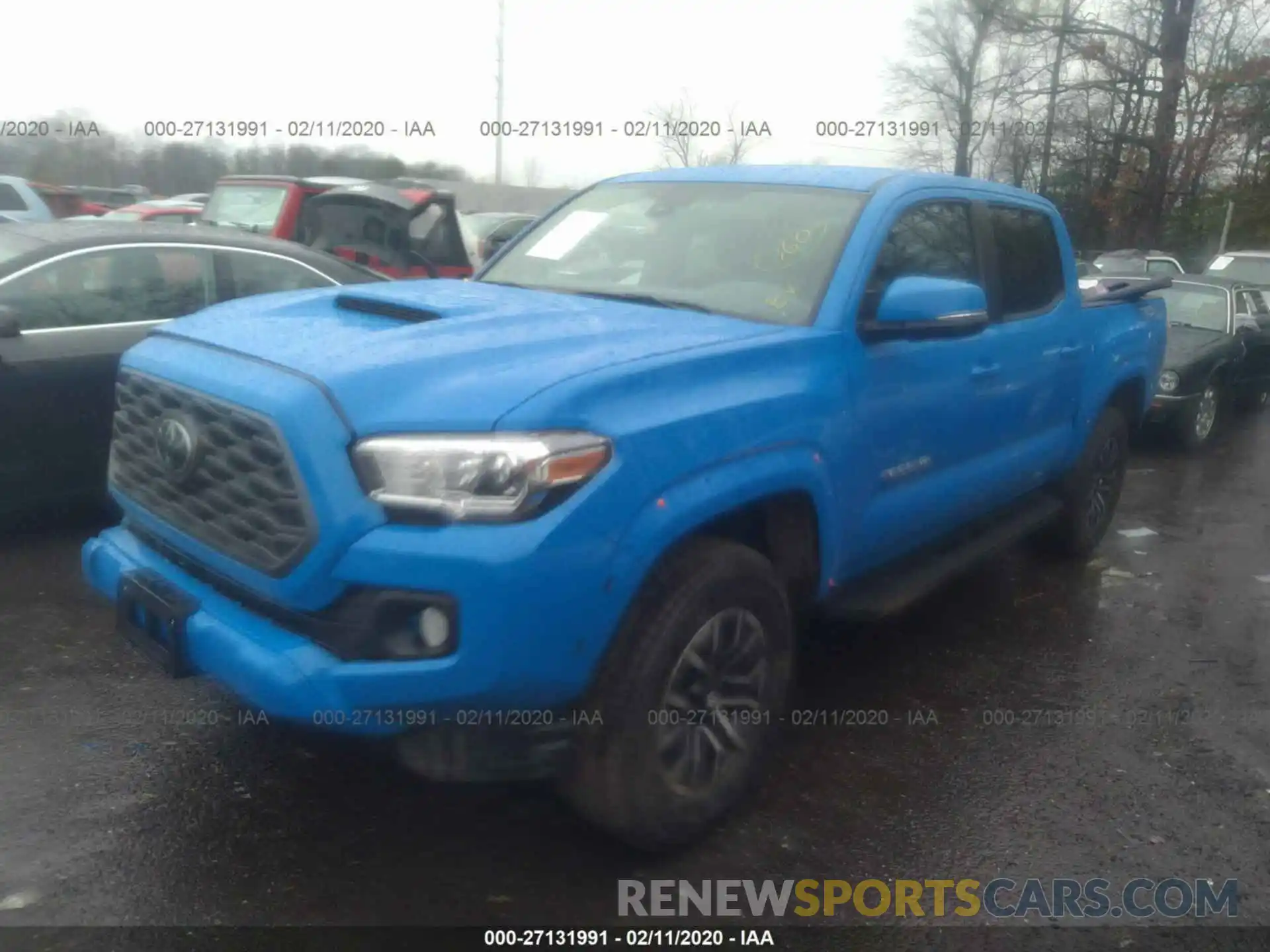 2 Photograph of a damaged car 3TMCZ5AN9LM300471 TOYOTA TACOMA 2020