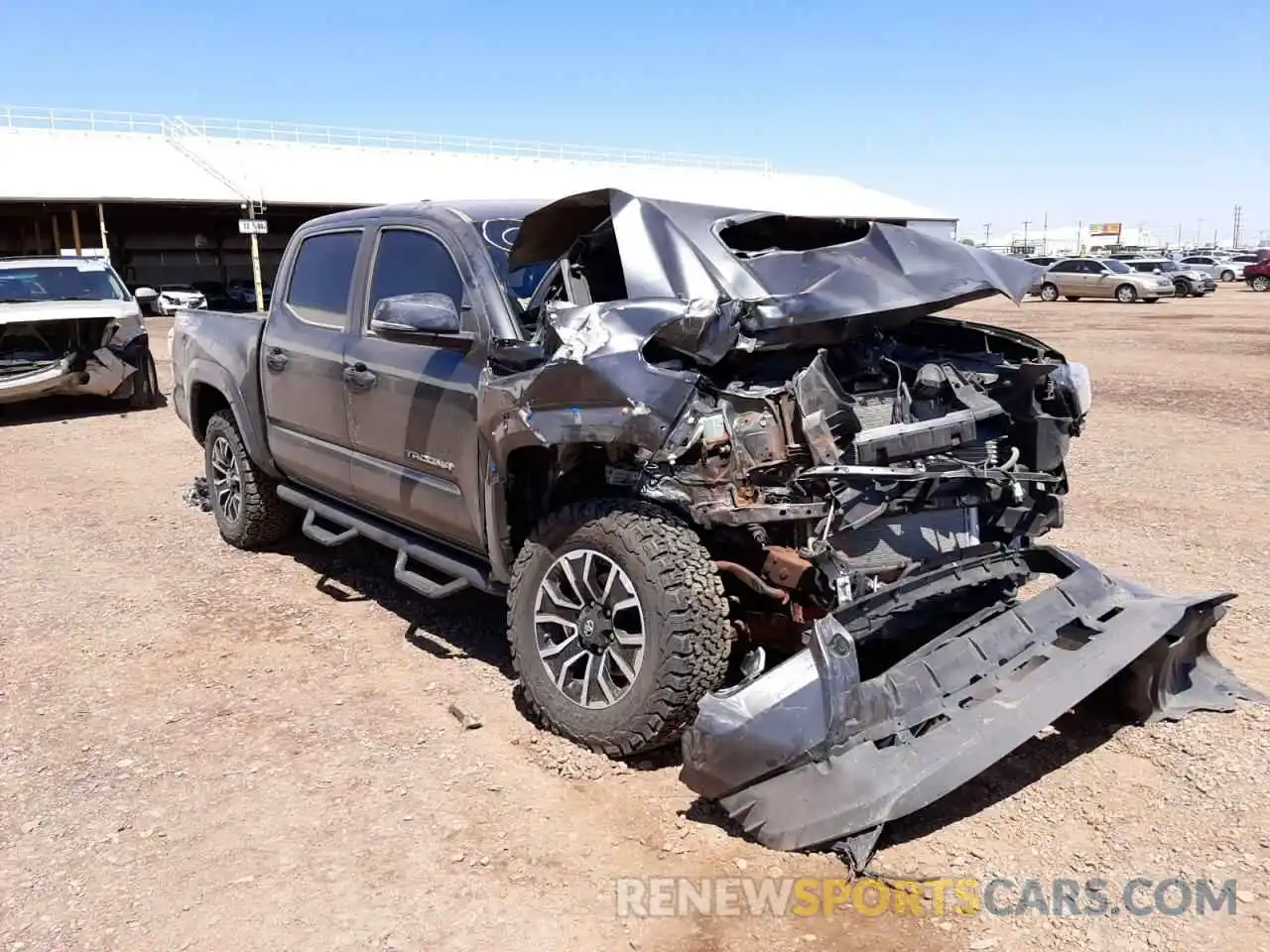 1 Photograph of a damaged car 3TMCZ5AN9LM301071 TOYOTA TACOMA 2020