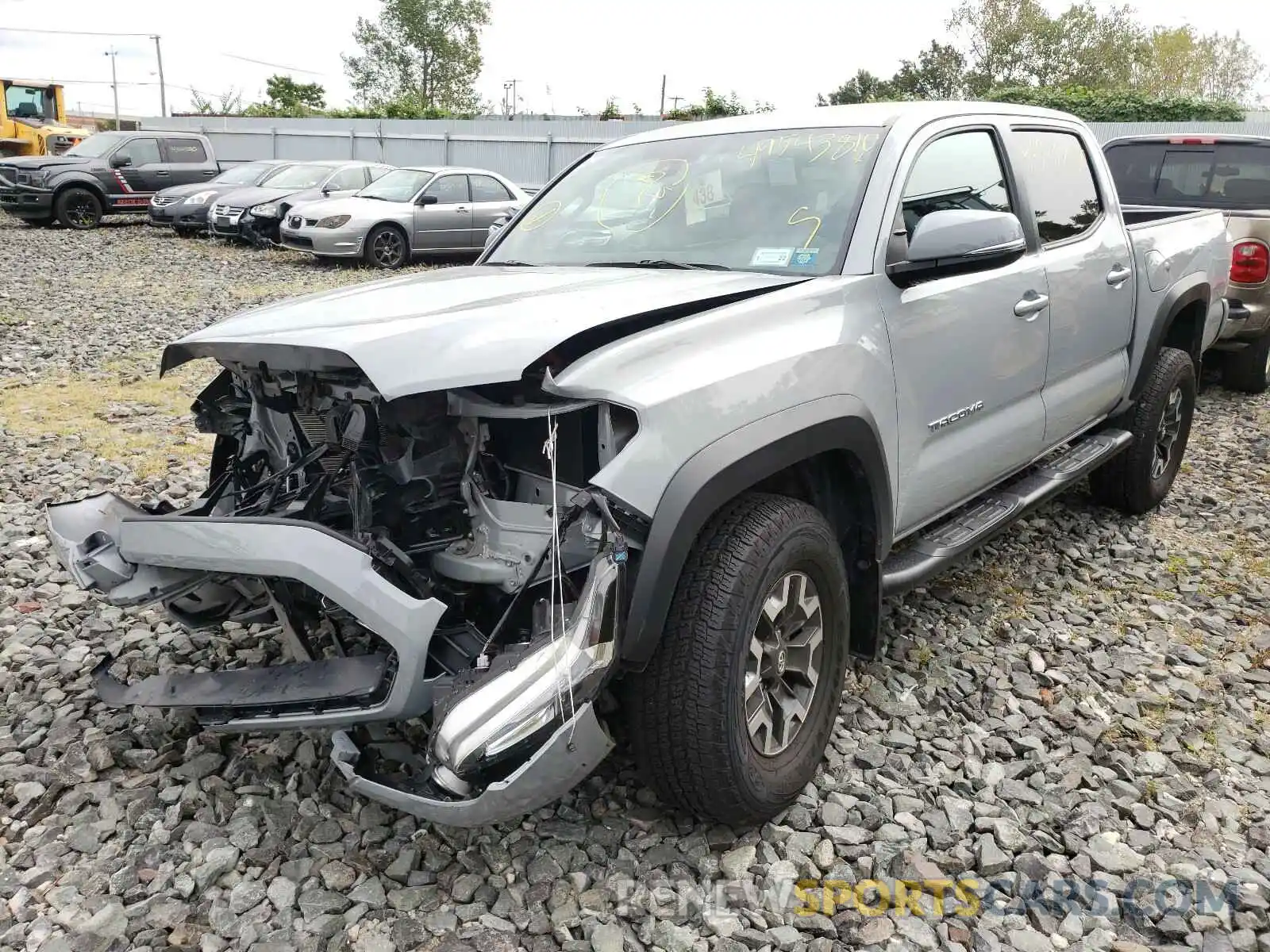 2 Photograph of a damaged car 3TMCZ5AN9LM301152 TOYOTA TACOMA 2020