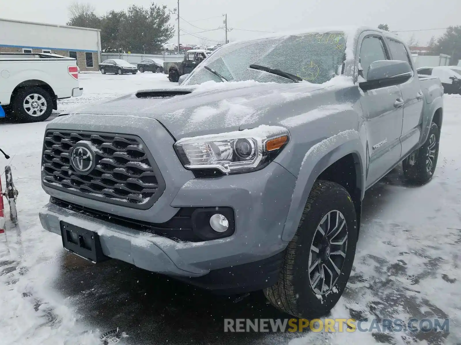 2 Photograph of a damaged car 3TMCZ5AN9LM303094 TOYOTA TACOMA 2020