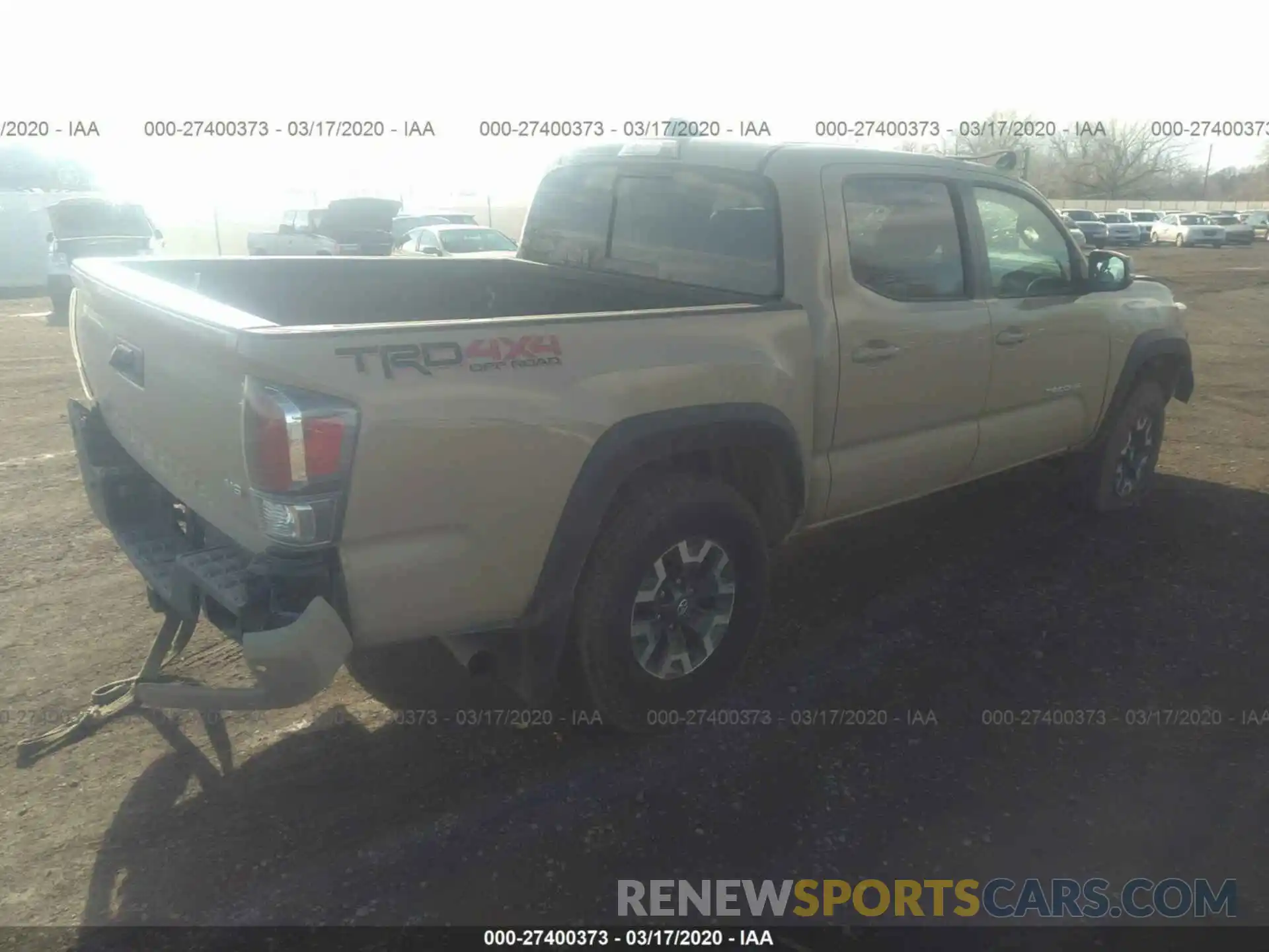 4 Photograph of a damaged car 3TMCZ5AN9LM303614 TOYOTA TACOMA 2020