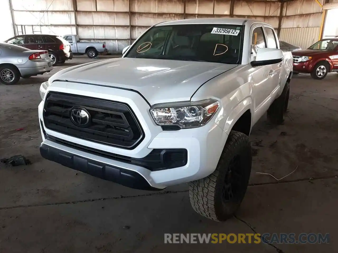 2 Photograph of a damaged car 3TMCZ5AN9LM304603 TOYOTA TACOMA 2020