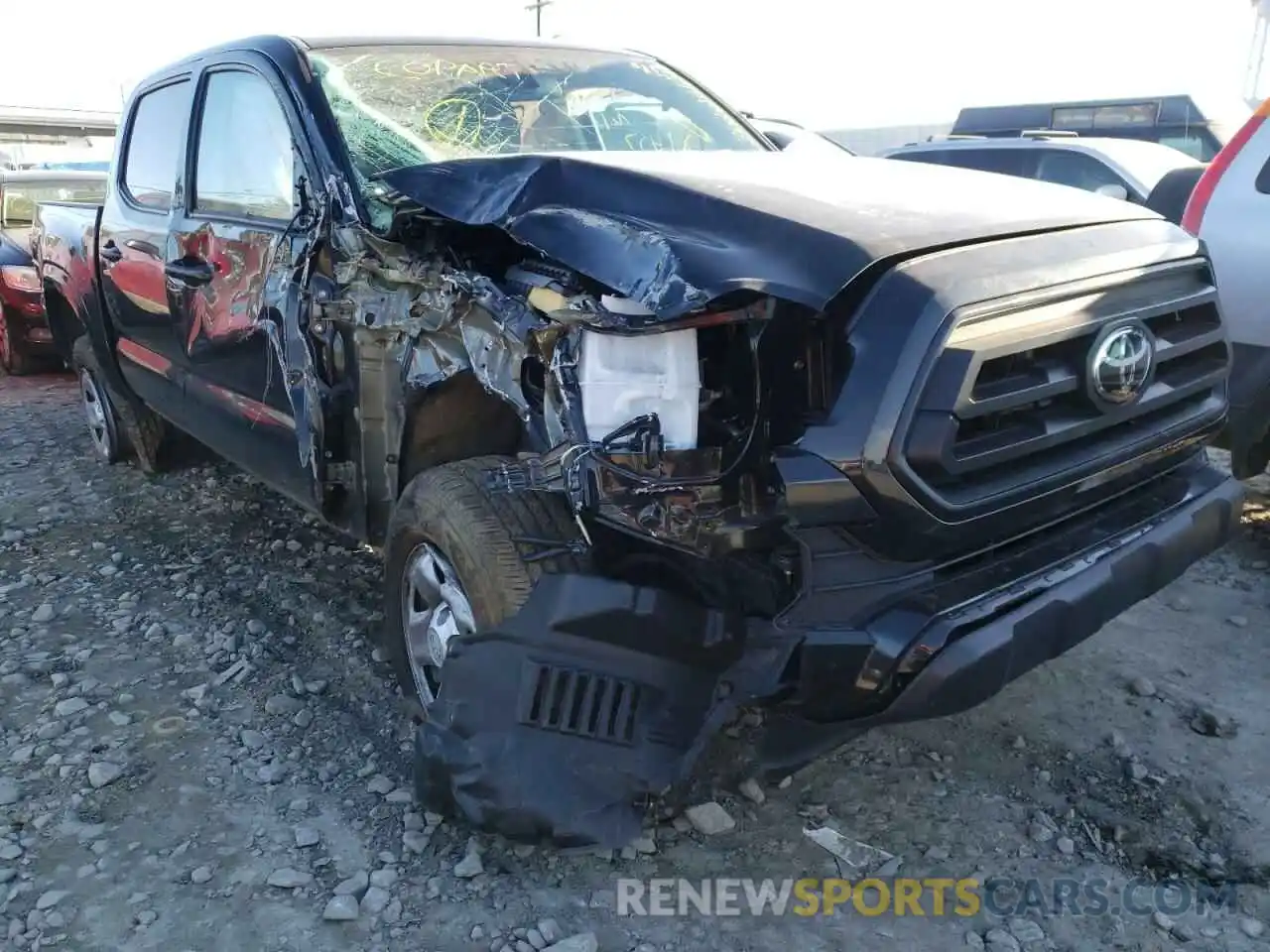 1 Photograph of a damaged car 3TMCZ5AN9LM306027 TOYOTA TACOMA 2020