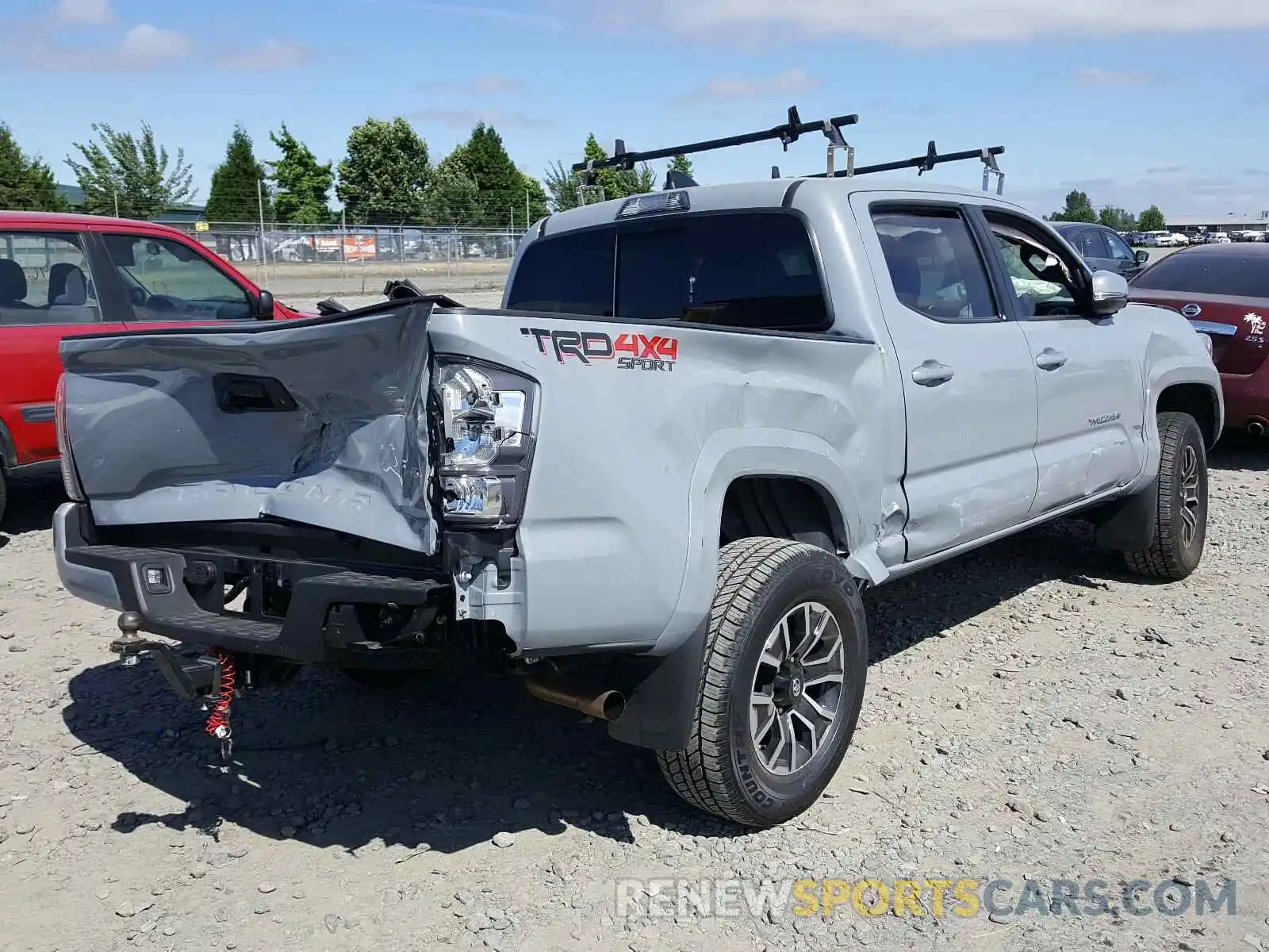 4 Photograph of a damaged car 3TMCZ5AN9LM309719 TOYOTA TACOMA 2020