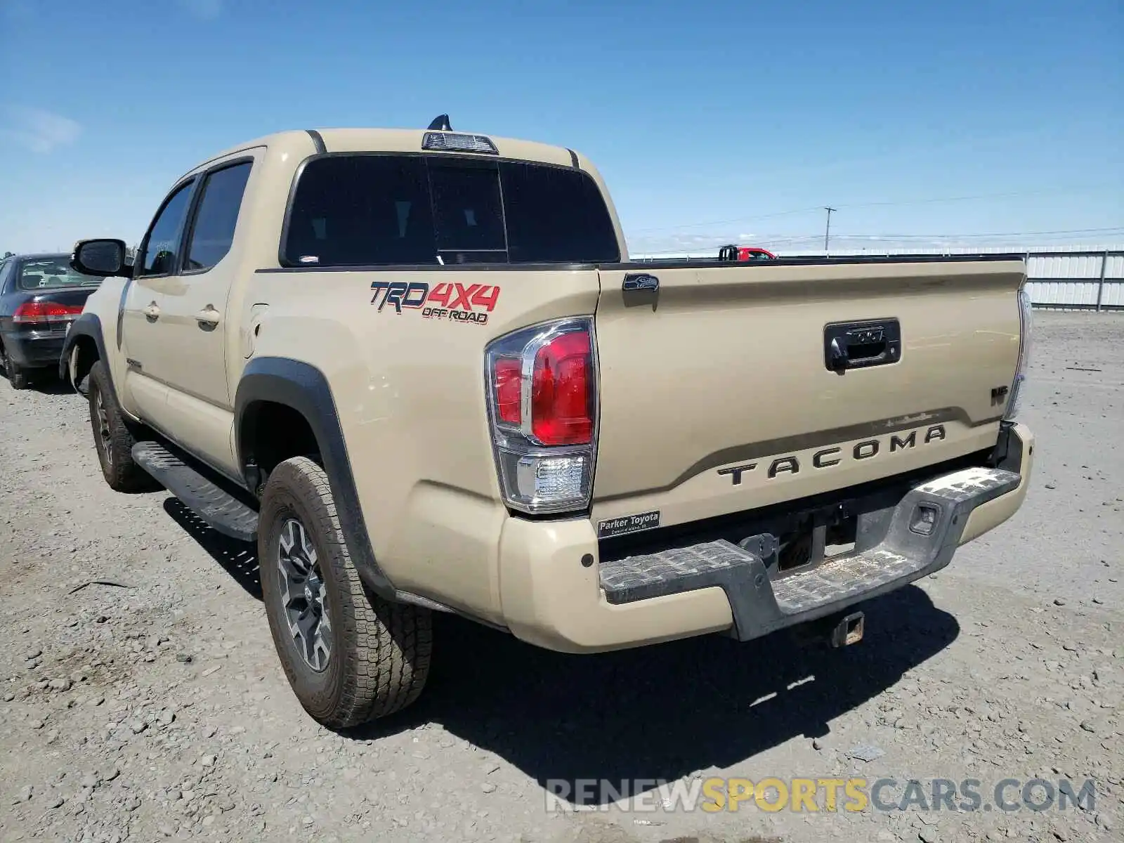 3 Photograph of a damaged car 3TMCZ5AN9LM313074 TOYOTA TACOMA 2020