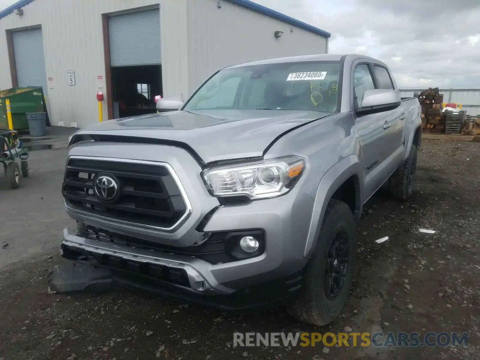 2 Photograph of a damaged car 3TMCZ5AN9LM318064 TOYOTA TACOMA 2020