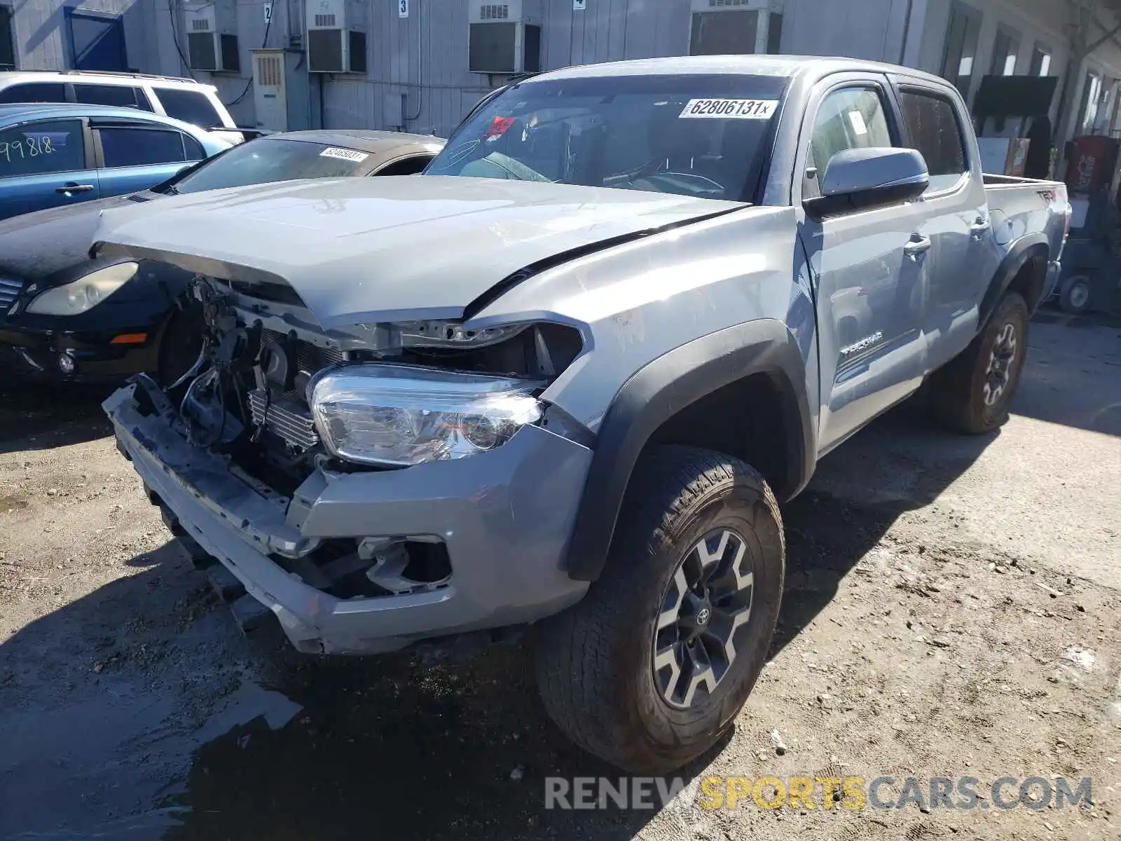 2 Photograph of a damaged car 3TMCZ5AN9LM318890 TOYOTA TACOMA 2020