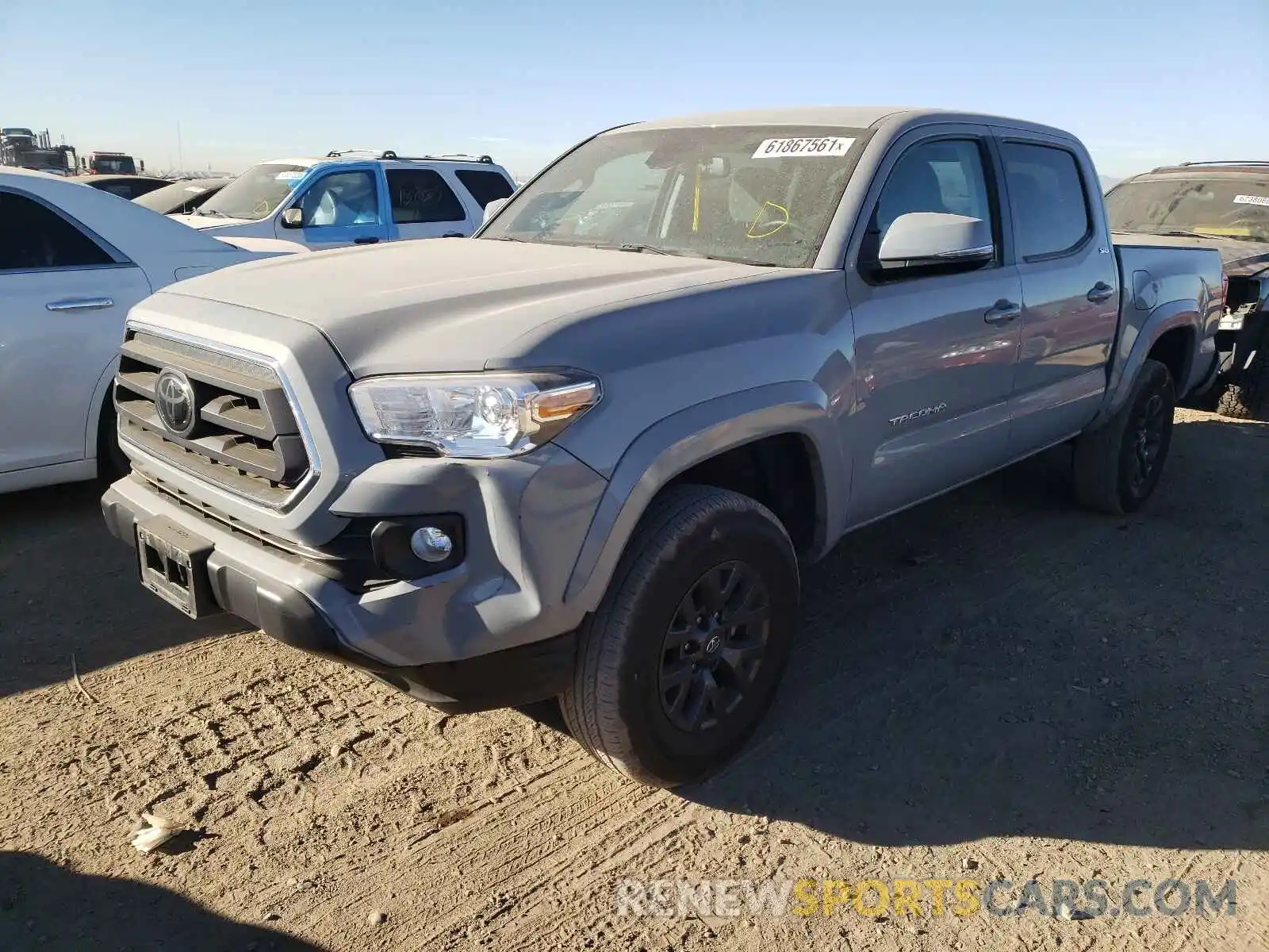 2 Photograph of a damaged car 3TMCZ5AN9LM322244 TOYOTA TACOMA 2020