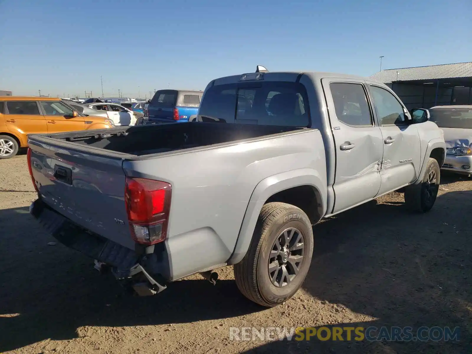 4 Photograph of a damaged car 3TMCZ5AN9LM322244 TOYOTA TACOMA 2020