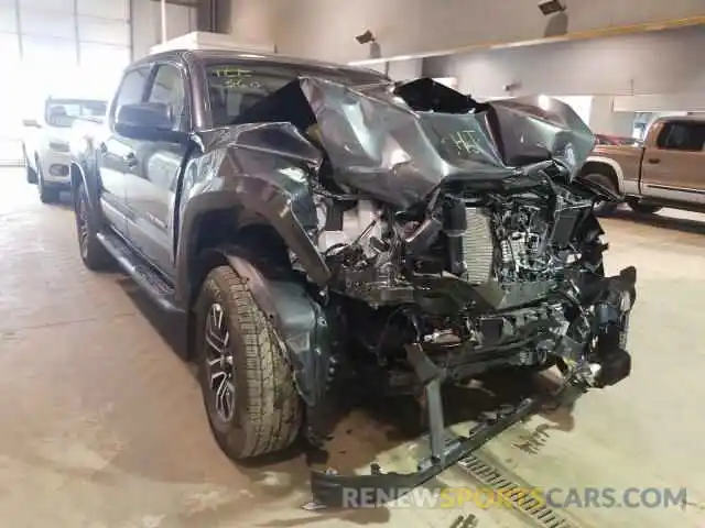 1 Photograph of a damaged car 3TMCZ5AN9LM322485 TOYOTA TACOMA 2020