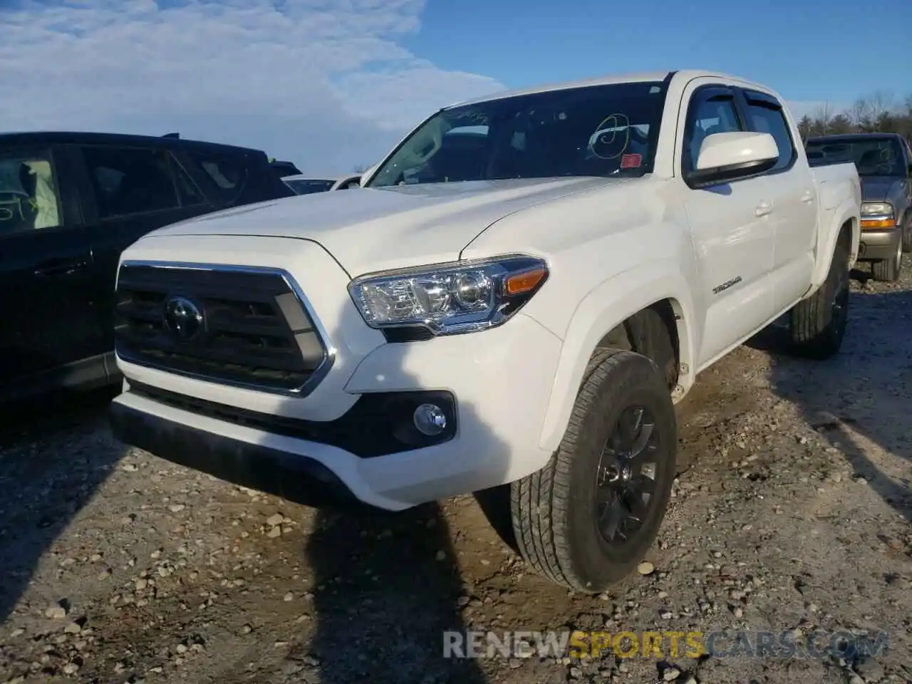 2 Photograph of a damaged car 3TMCZ5AN9LM323216 TOYOTA TACOMA 2020