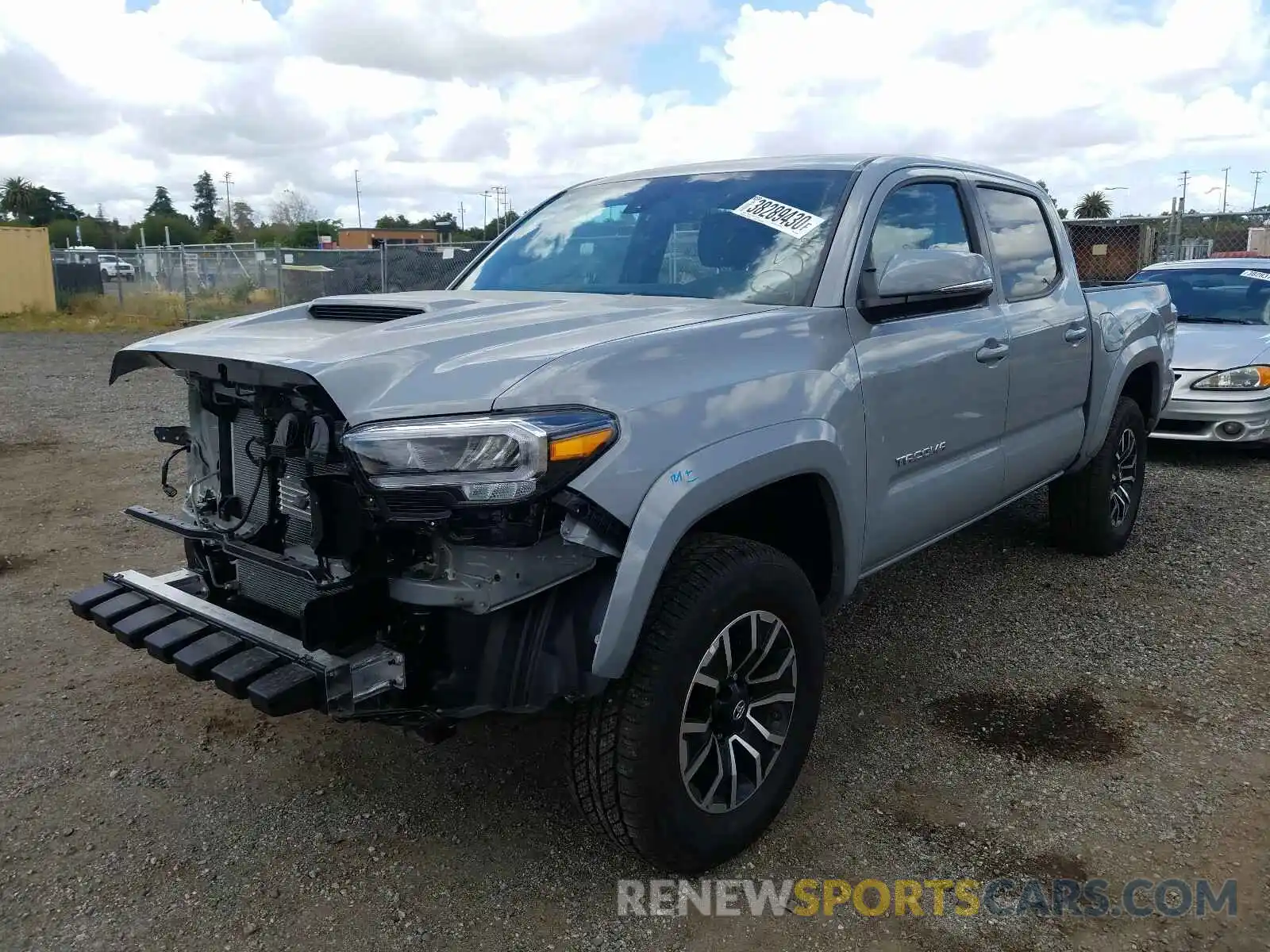 2 Photograph of a damaged car 3TMCZ5AN9LM324494 TOYOTA TACOMA 2020