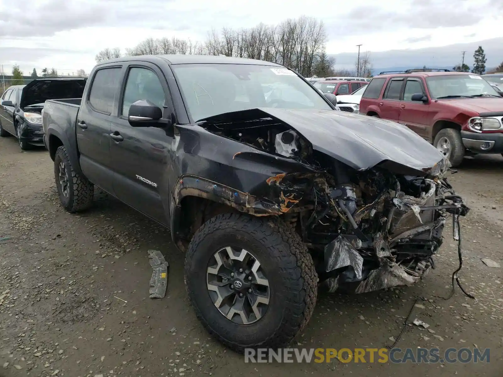 1 Photograph of a damaged car 3TMCZ5AN9LM324561 TOYOTA TACOMA 2020