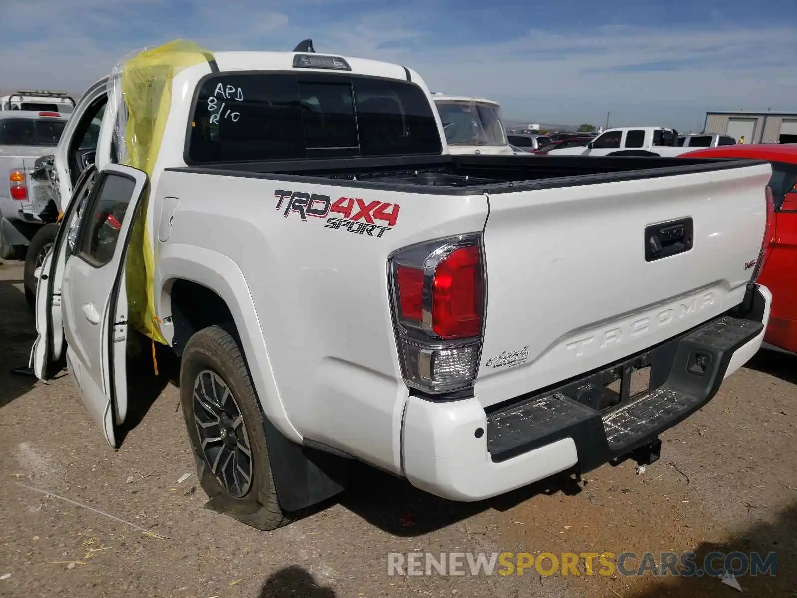 3 Photograph of a damaged car 3TMCZ5AN9LM324947 TOYOTA TACOMA 2020