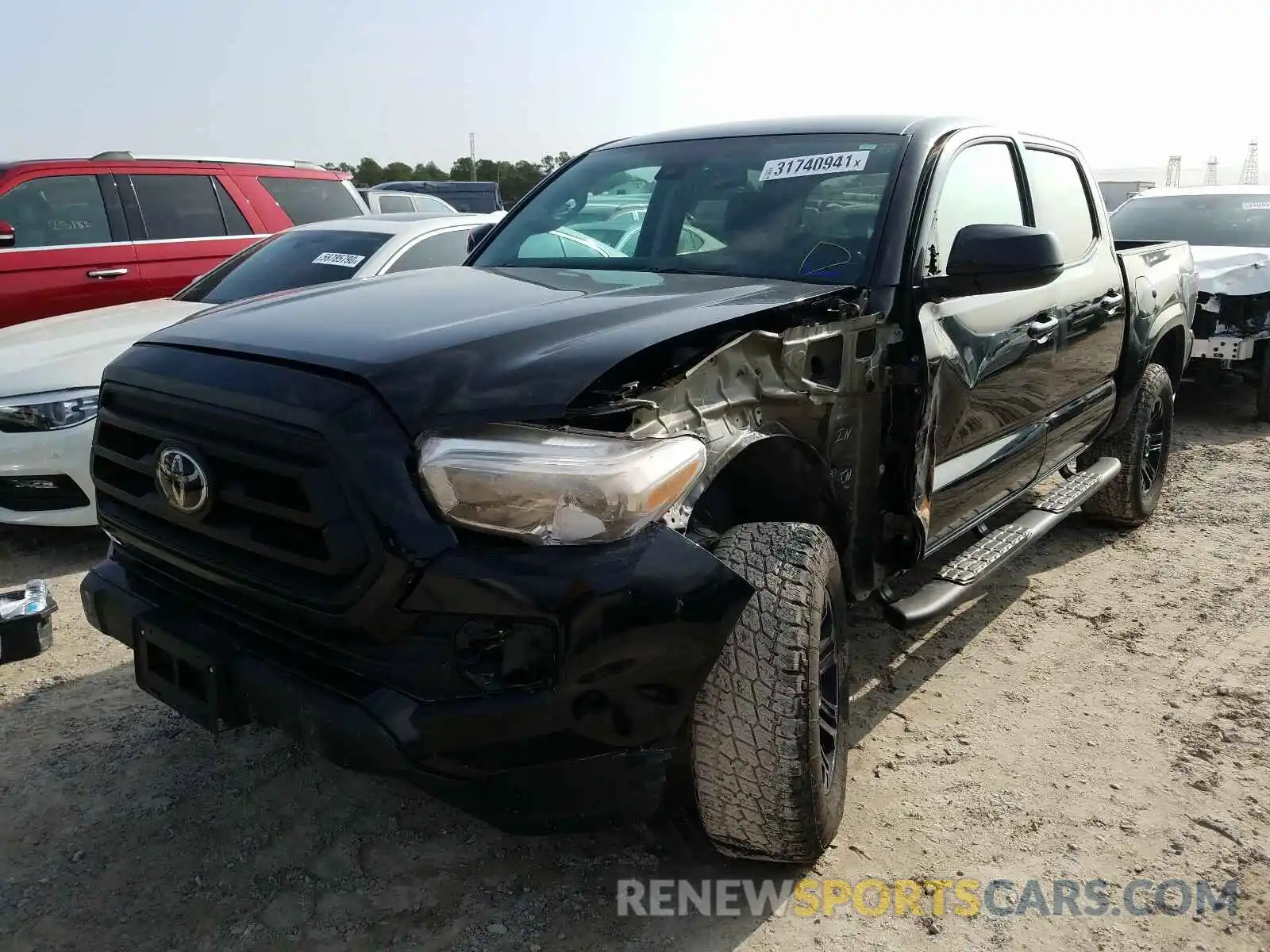 2 Photograph of a damaged car 3TMCZ5AN9LM325645 TOYOTA TACOMA 2020