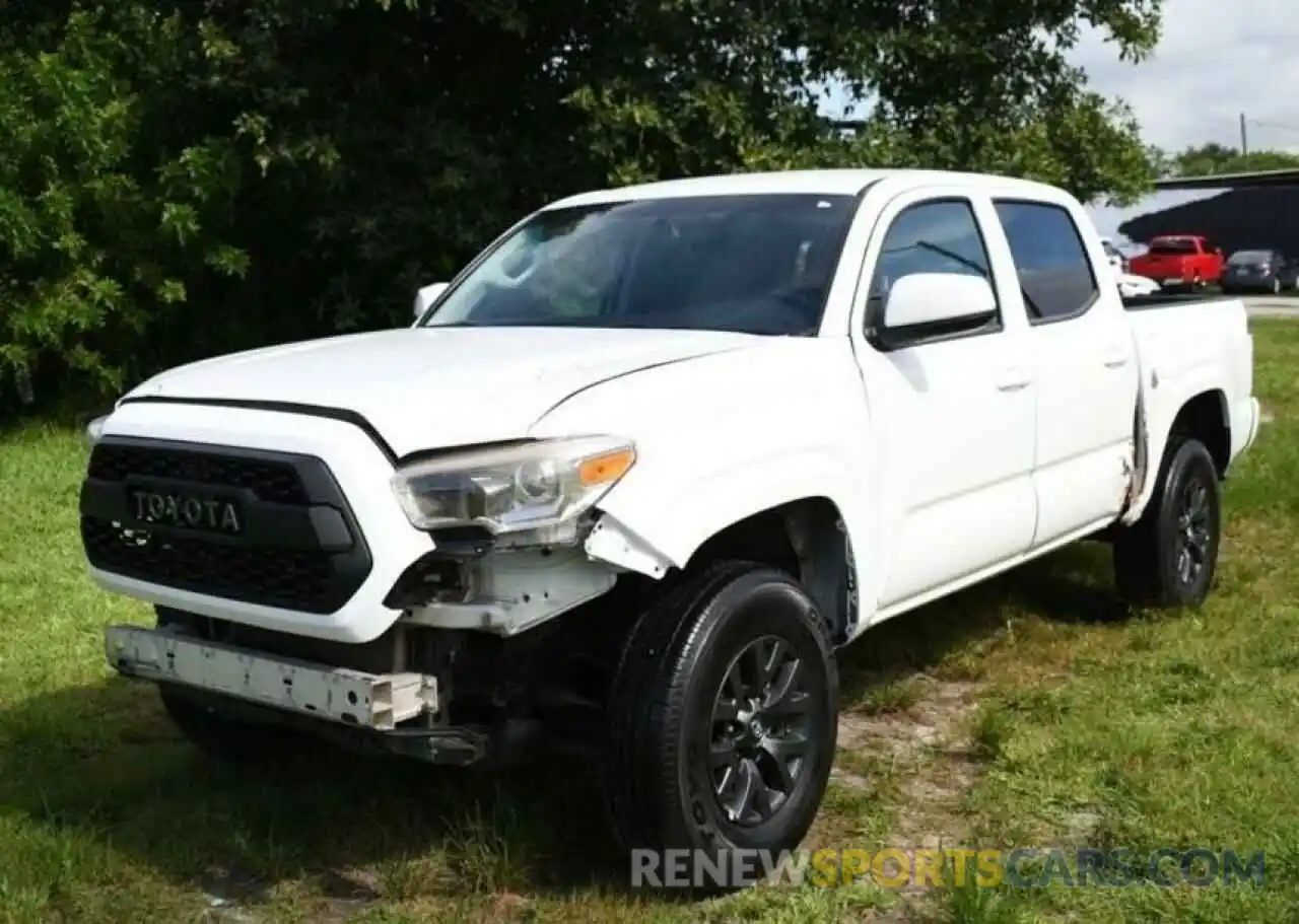 2 Photograph of a damaged car 3TMCZ5AN9LM326715 TOYOTA TACOMA 2020