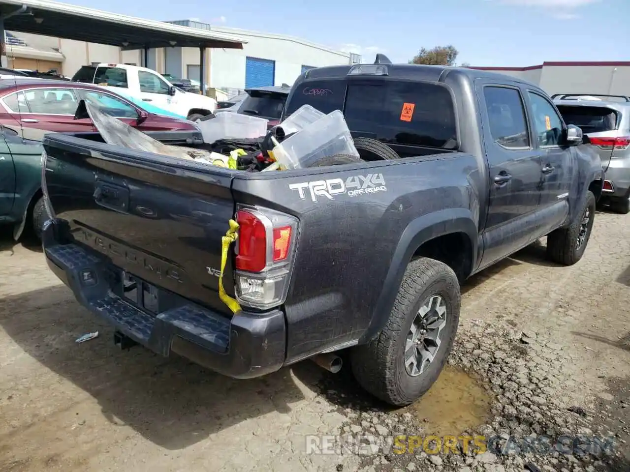 4 Photograph of a damaged car 3TMCZ5AN9LM327864 TOYOTA TACOMA 2020