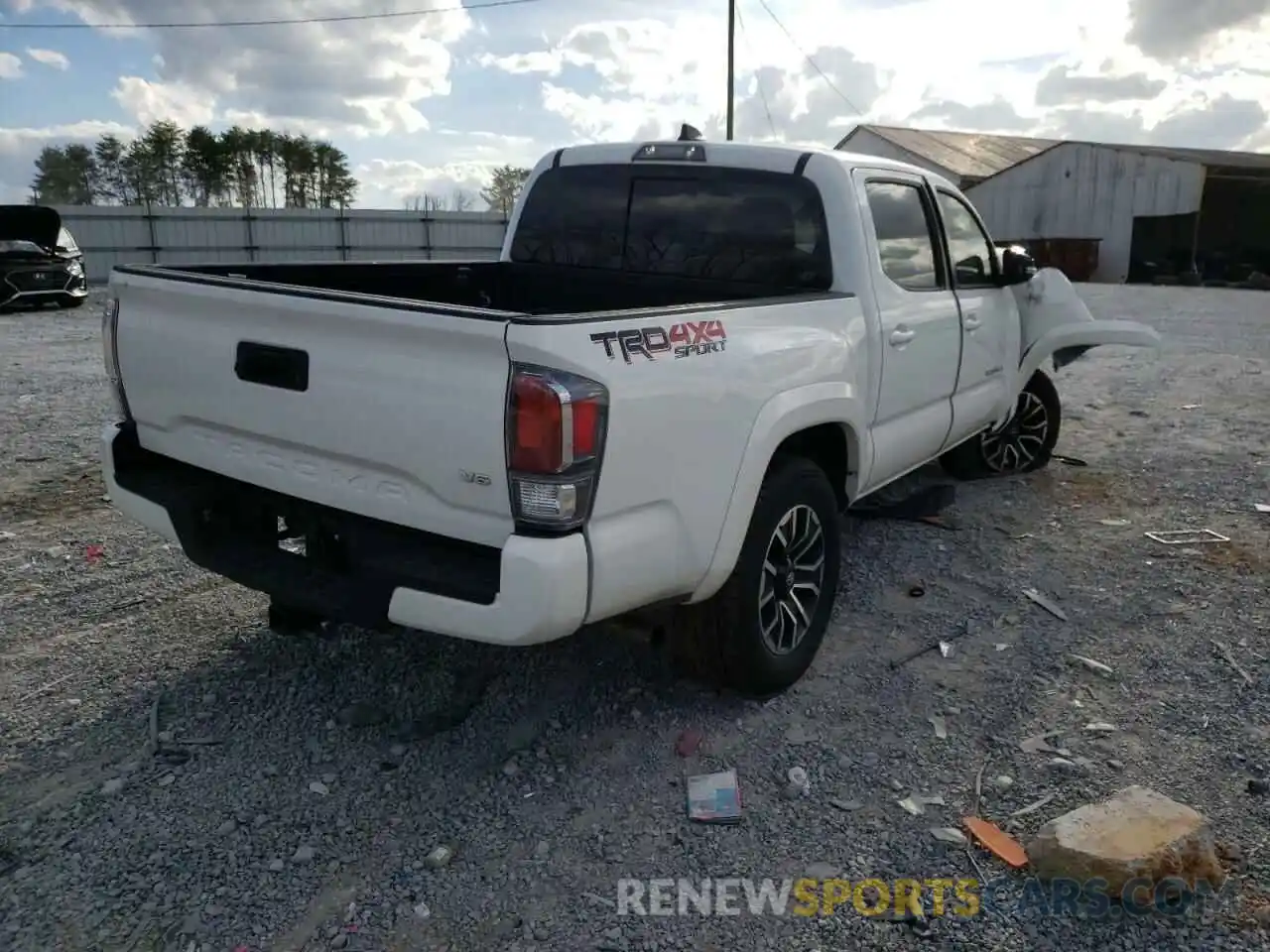 4 Photograph of a damaged car 3TMCZ5AN9LM329761 TOYOTA TACOMA 2020