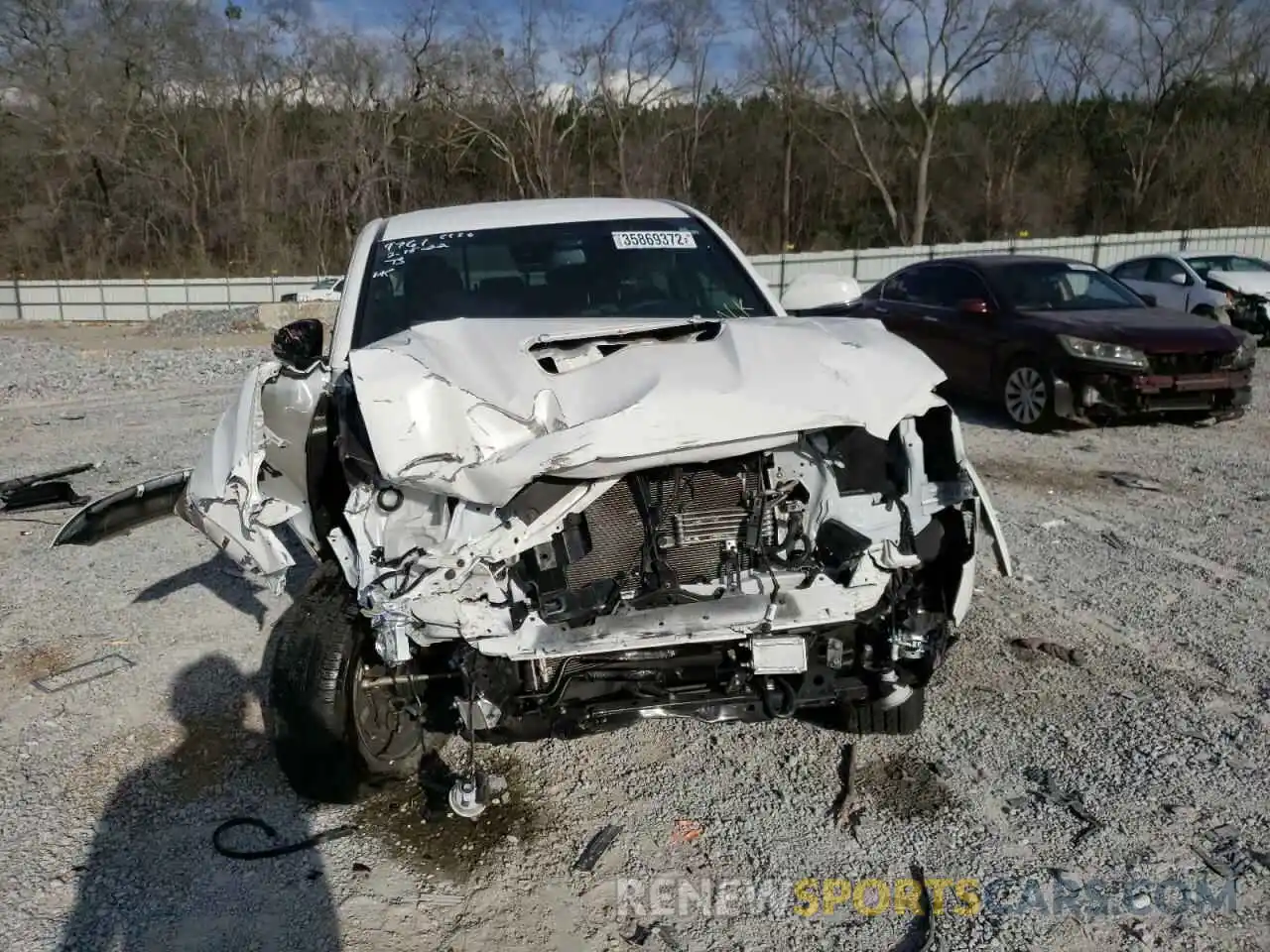 9 Photograph of a damaged car 3TMCZ5AN9LM329761 TOYOTA TACOMA 2020