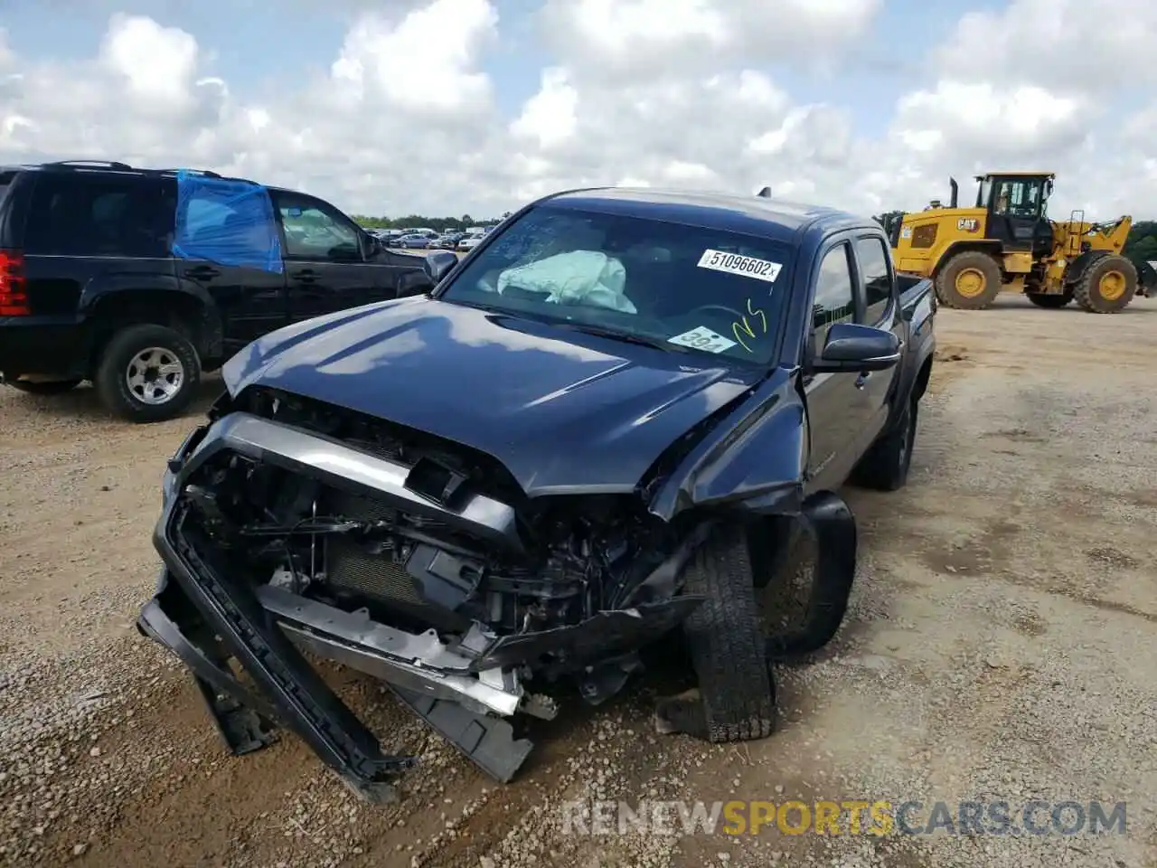 2 Photograph of a damaged car 3TMCZ5AN9LM338024 TOYOTA TACOMA 2020