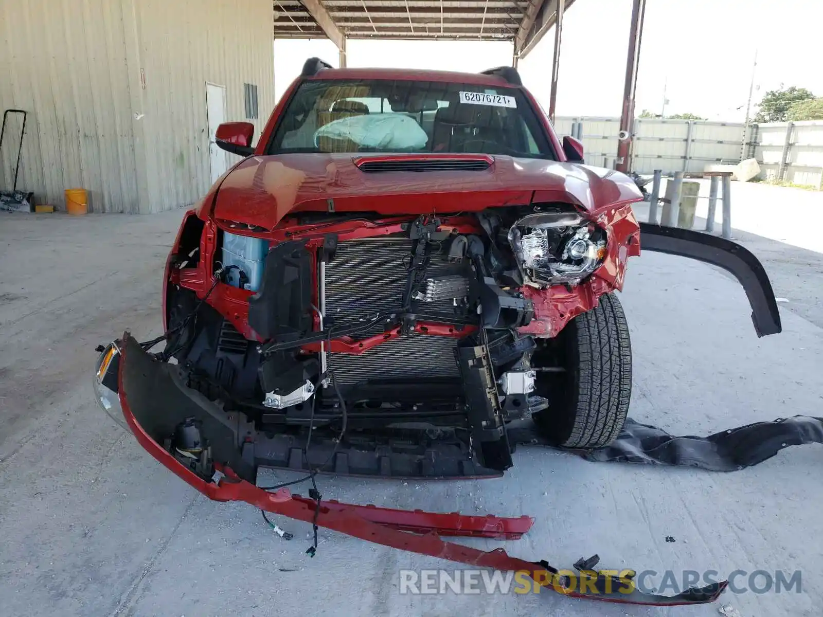 9 Photograph of a damaged car 3TMCZ5AN9LM339044 TOYOTA TACOMA 2020