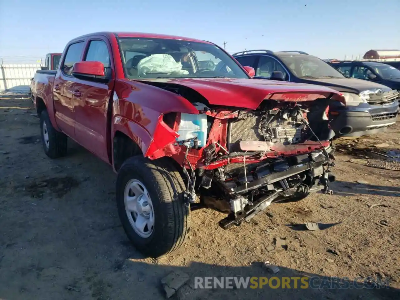 1 Photograph of a damaged car 3TMCZ5AN9LM339822 TOYOTA TACOMA 2020