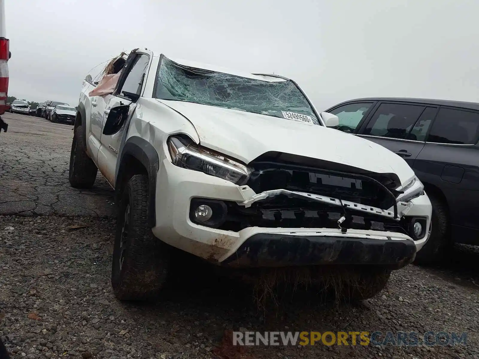 1 Photograph of a damaged car 3TMCZ5AN9LM341621 TOYOTA TACOMA 2020