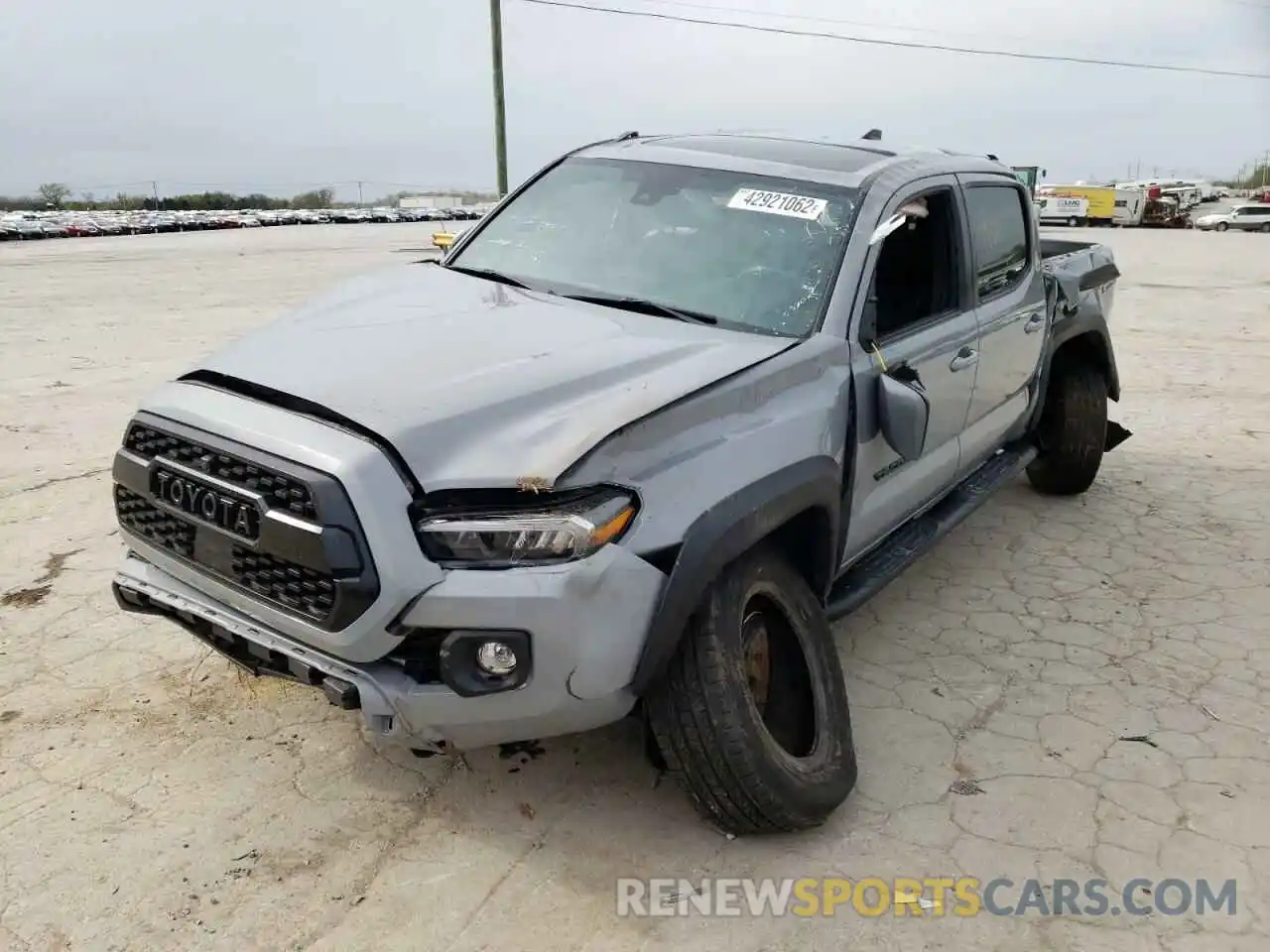 2 Photograph of a damaged car 3TMCZ5AN9LM343224 TOYOTA TACOMA 2020