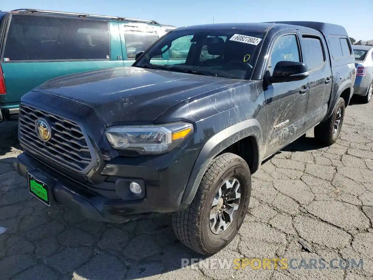 2 Photograph of a damaged car 3TMCZ5AN9LM352795 TOYOTA TACOMA 2020