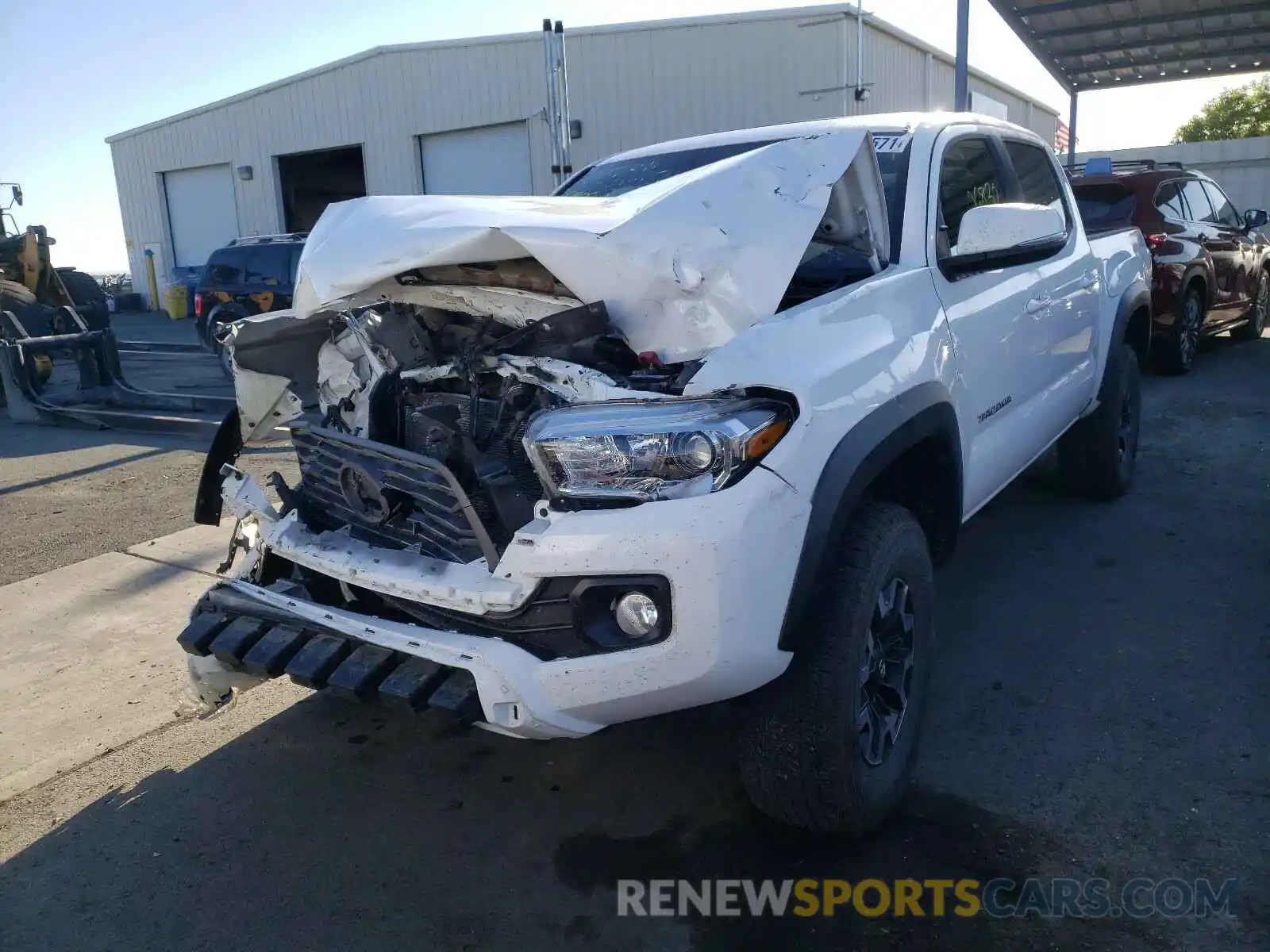 2 Photograph of a damaged car 3TMCZ5AN9LM353428 TOYOTA TACOMA 2020