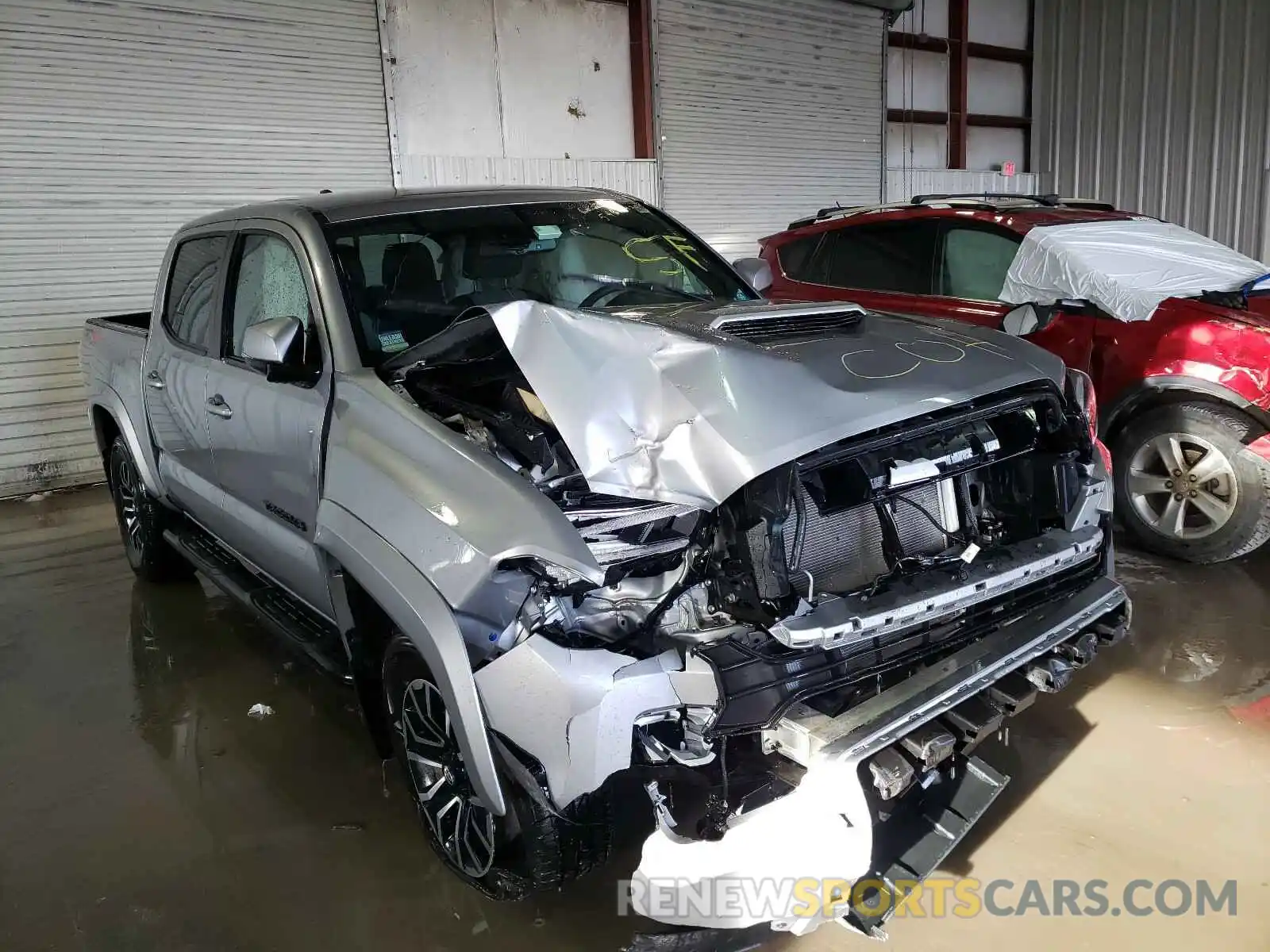 1 Photograph of a damaged car 3TMCZ5AN9LM354479 TOYOTA TACOMA 2020