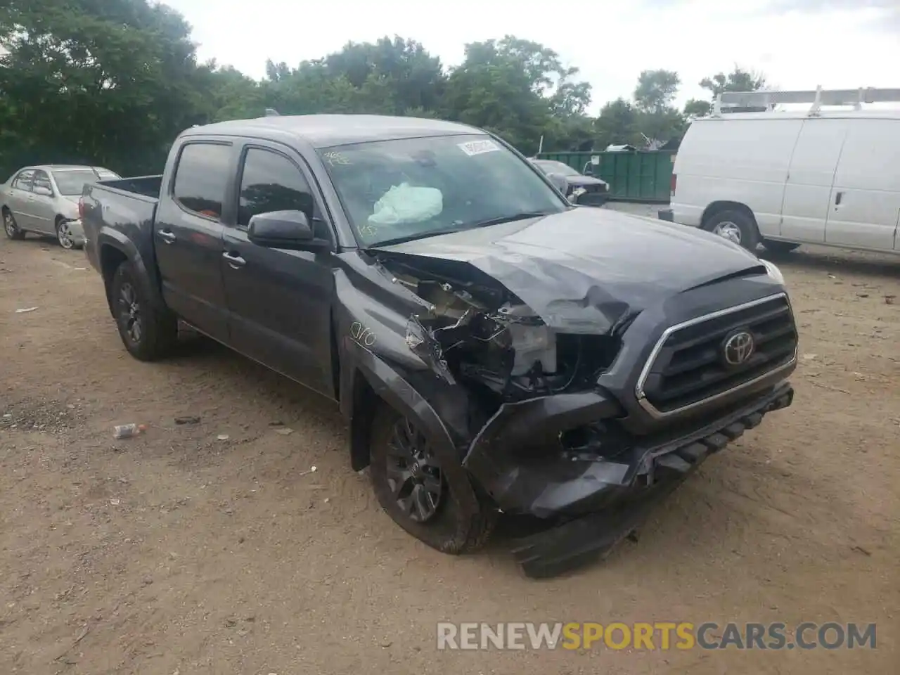 1 Photograph of a damaged car 3TMCZ5AN9LM354983 TOYOTA TACOMA 2020