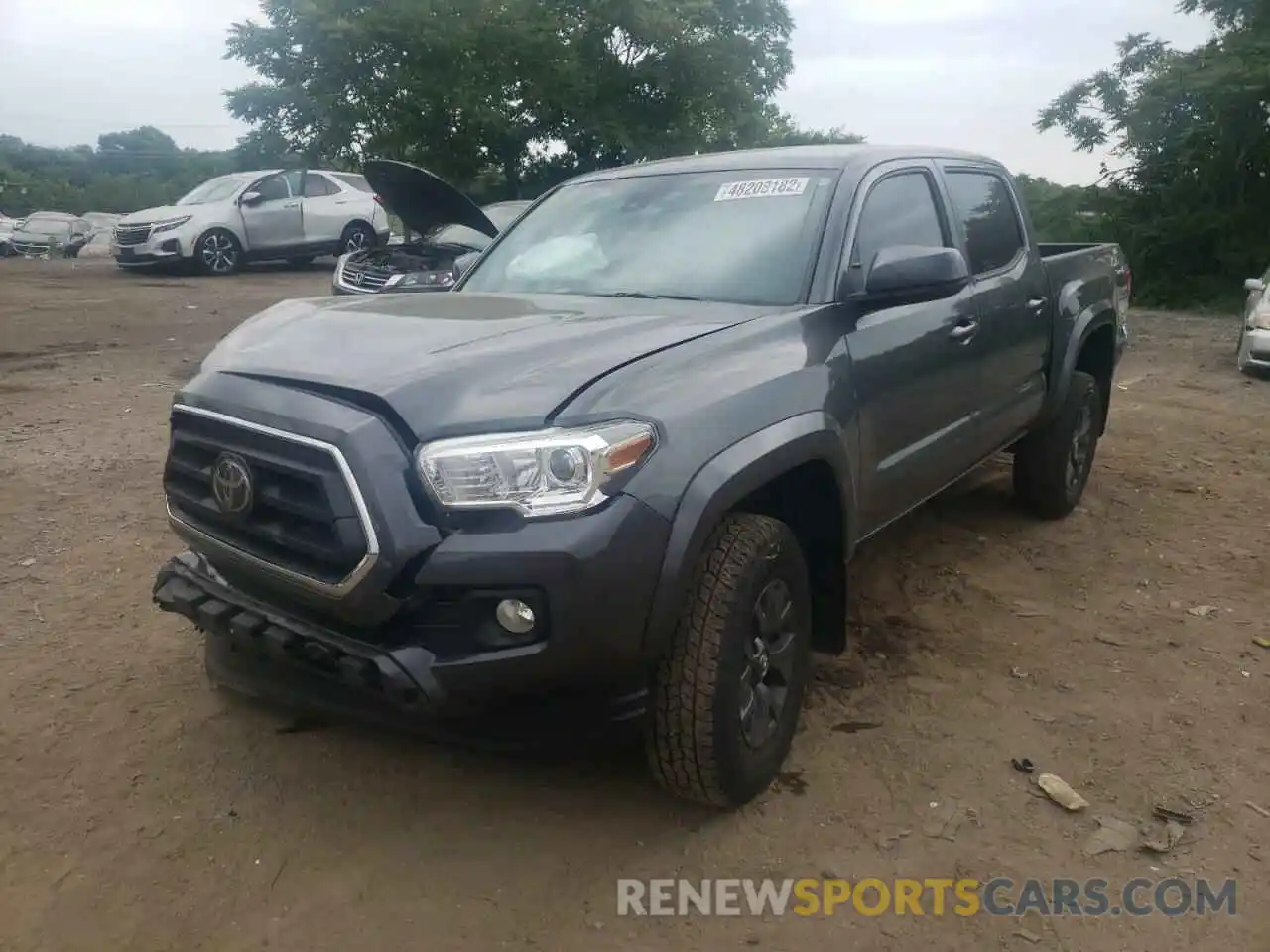 2 Photograph of a damaged car 3TMCZ5AN9LM354983 TOYOTA TACOMA 2020