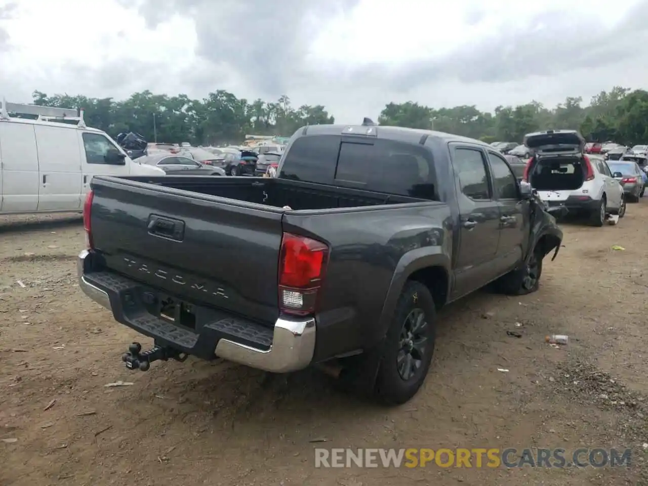 4 Photograph of a damaged car 3TMCZ5AN9LM354983 TOYOTA TACOMA 2020