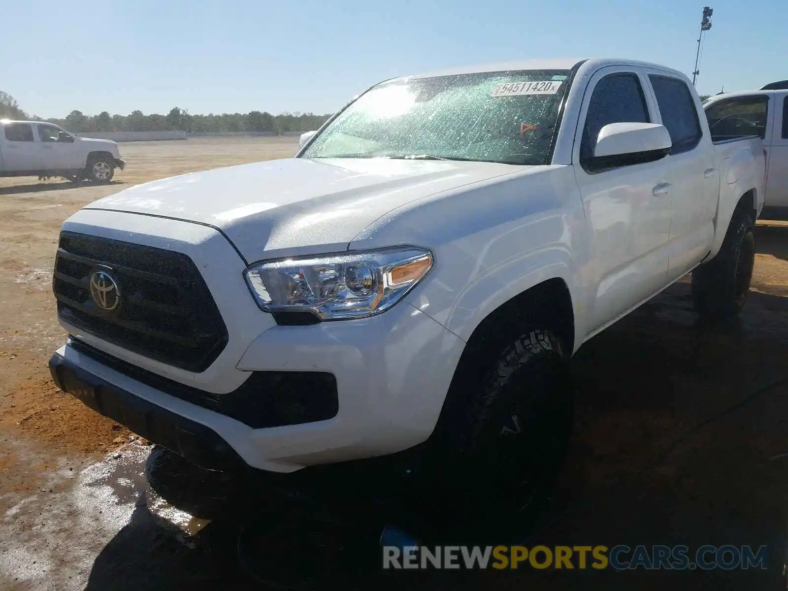 2 Photograph of a damaged car 3TMCZ5AN9LM357155 TOYOTA TACOMA 2020