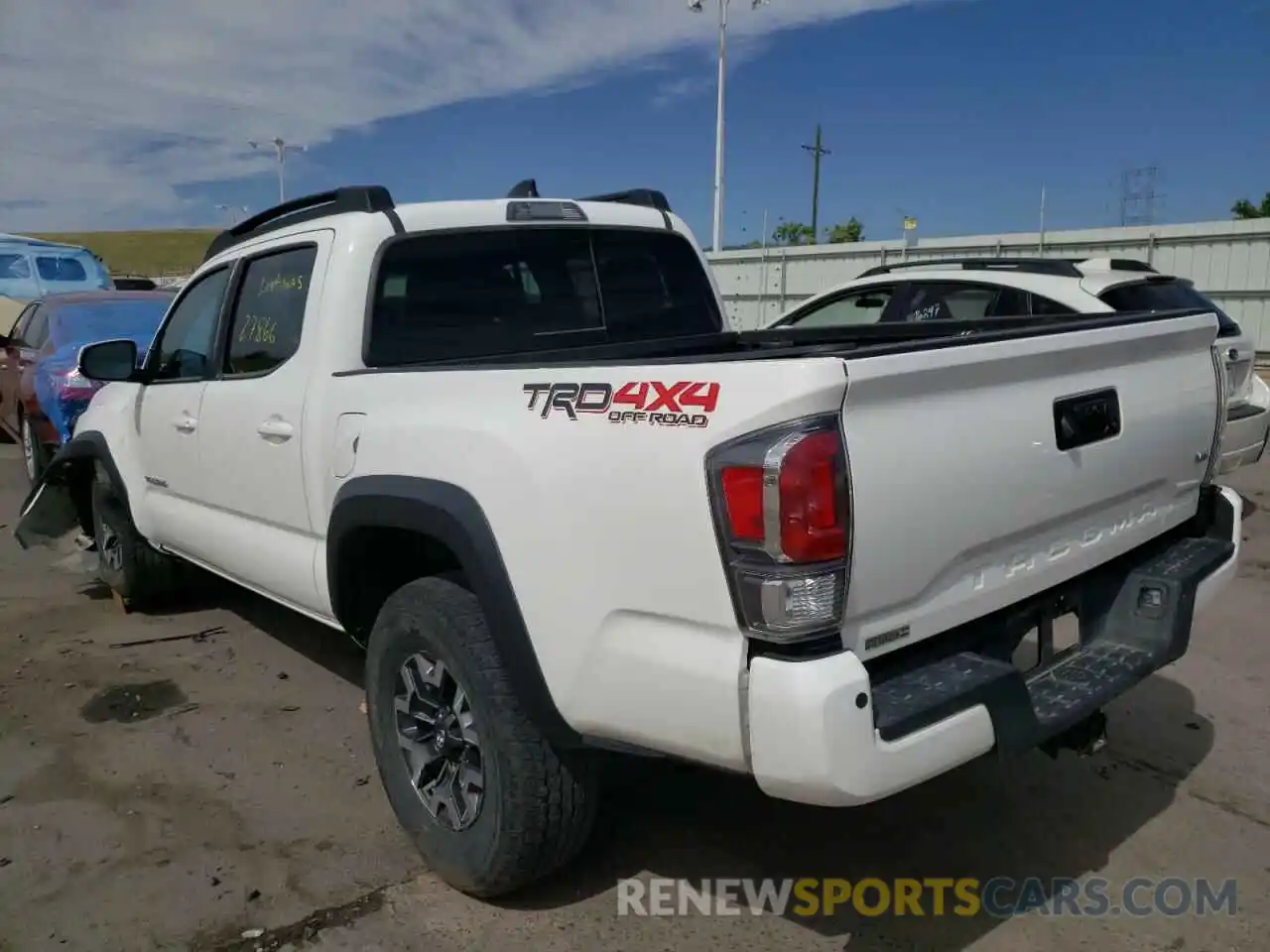 3 Photograph of a damaged car 3TMCZ5AN9LM359844 TOYOTA TACOMA 2020